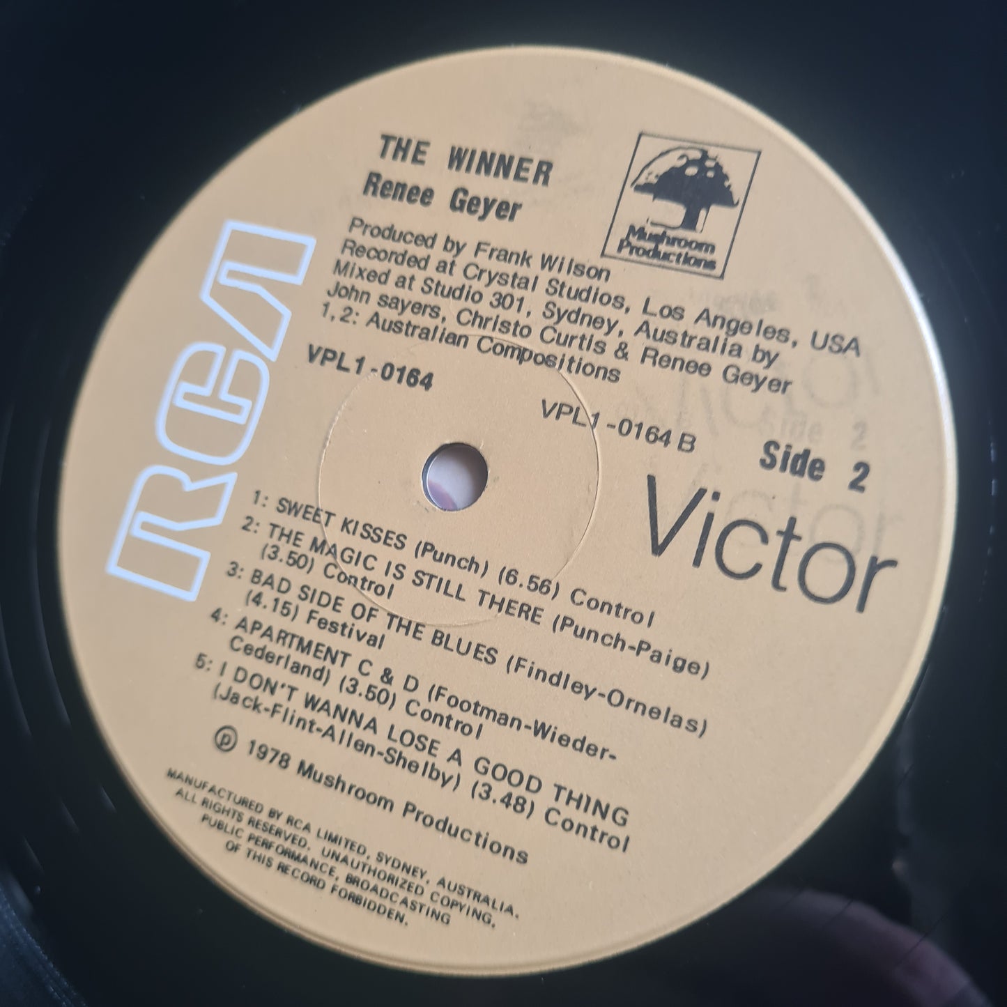 Renee Geyer – The Winner - 1978 - Vinyl Record LP