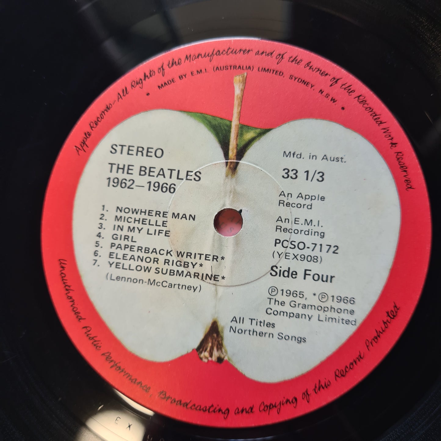 The Beatles – The Beatles 1962-1966 - 1987 (Australian Pressing) - Vinyl Record 2LP