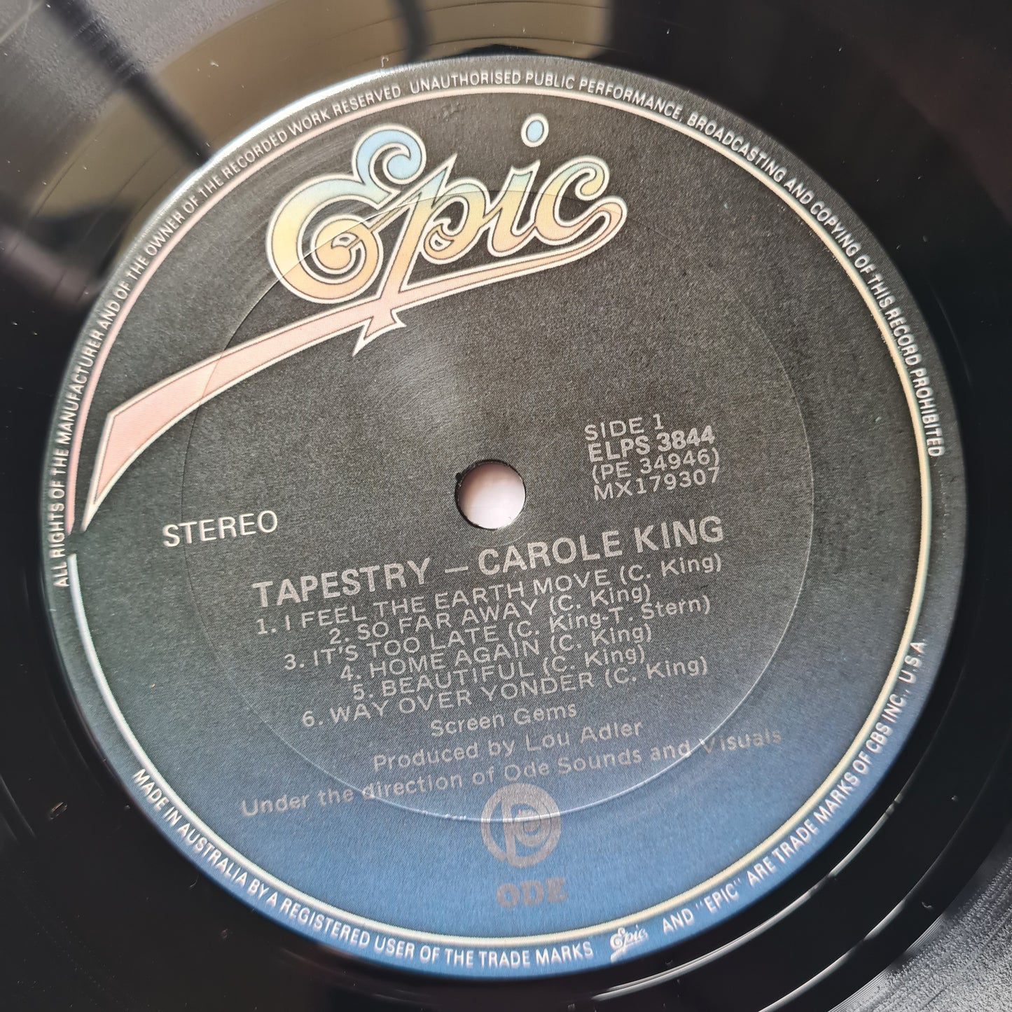 Carole King – Tapestry - 1971 (1978 Gatefold) Australian Press) - Vinyl Record LP (near mint)