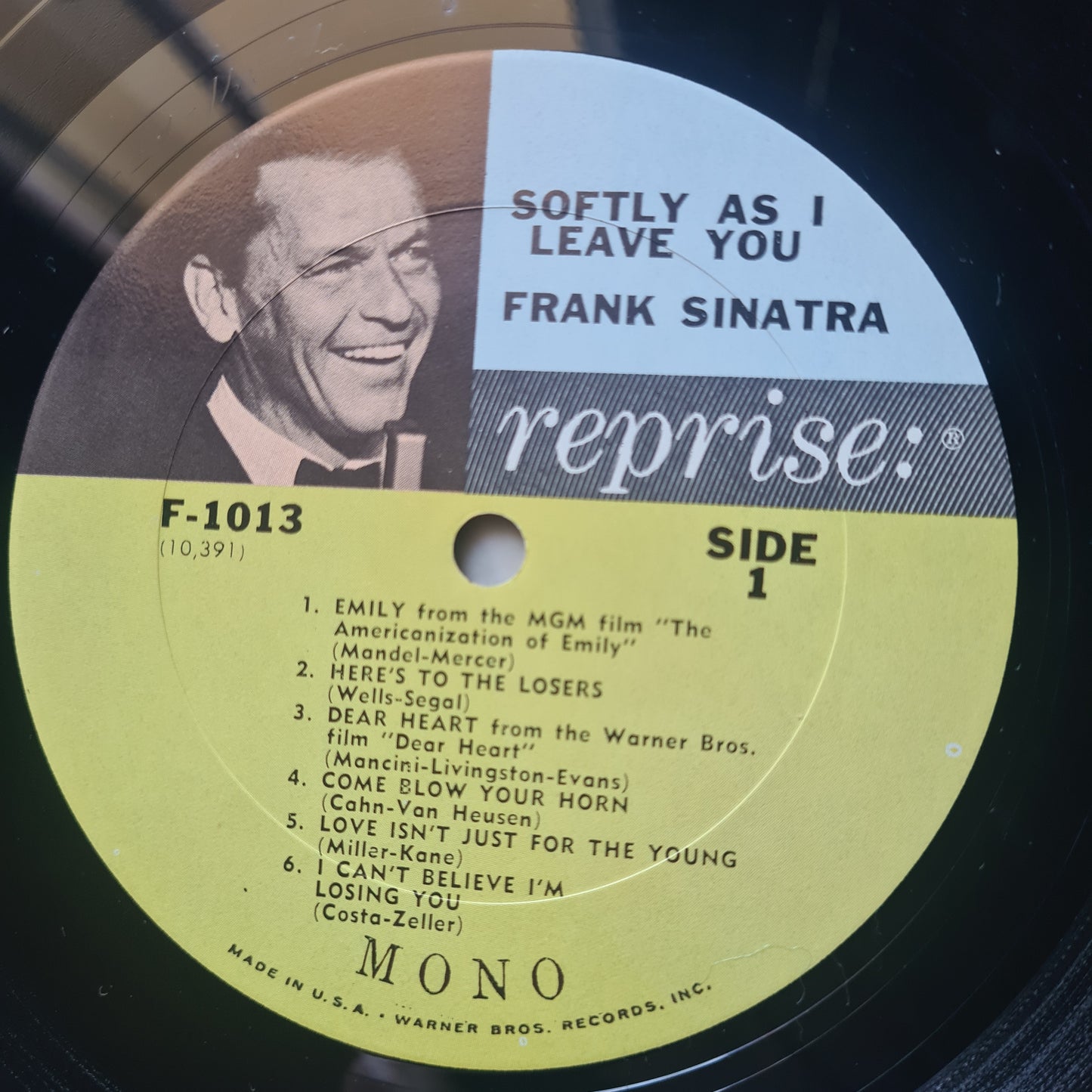 Frank Sinatra – Softly, As I Leave You (MONO) - 1964 - Vinyl Record LP (near mint)