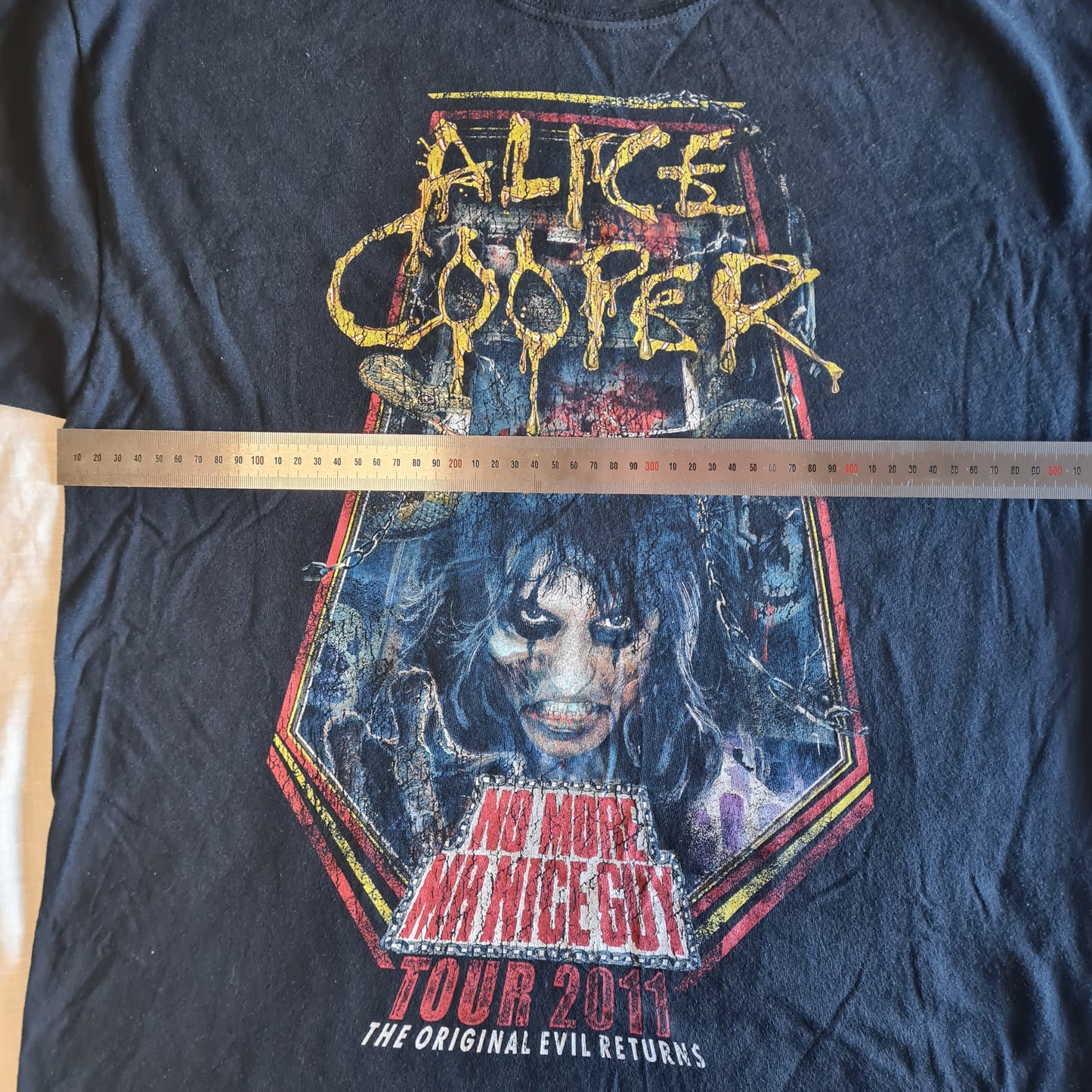 Alice Cooper | No More Mr Nice Guy: Australian Tour 2011 | Size Large T-Shirt