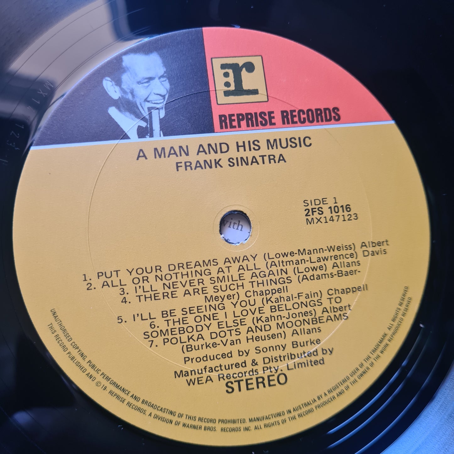 Frank Sinatra – A Man And His Music - 1965 - Vinyl Record 2LP