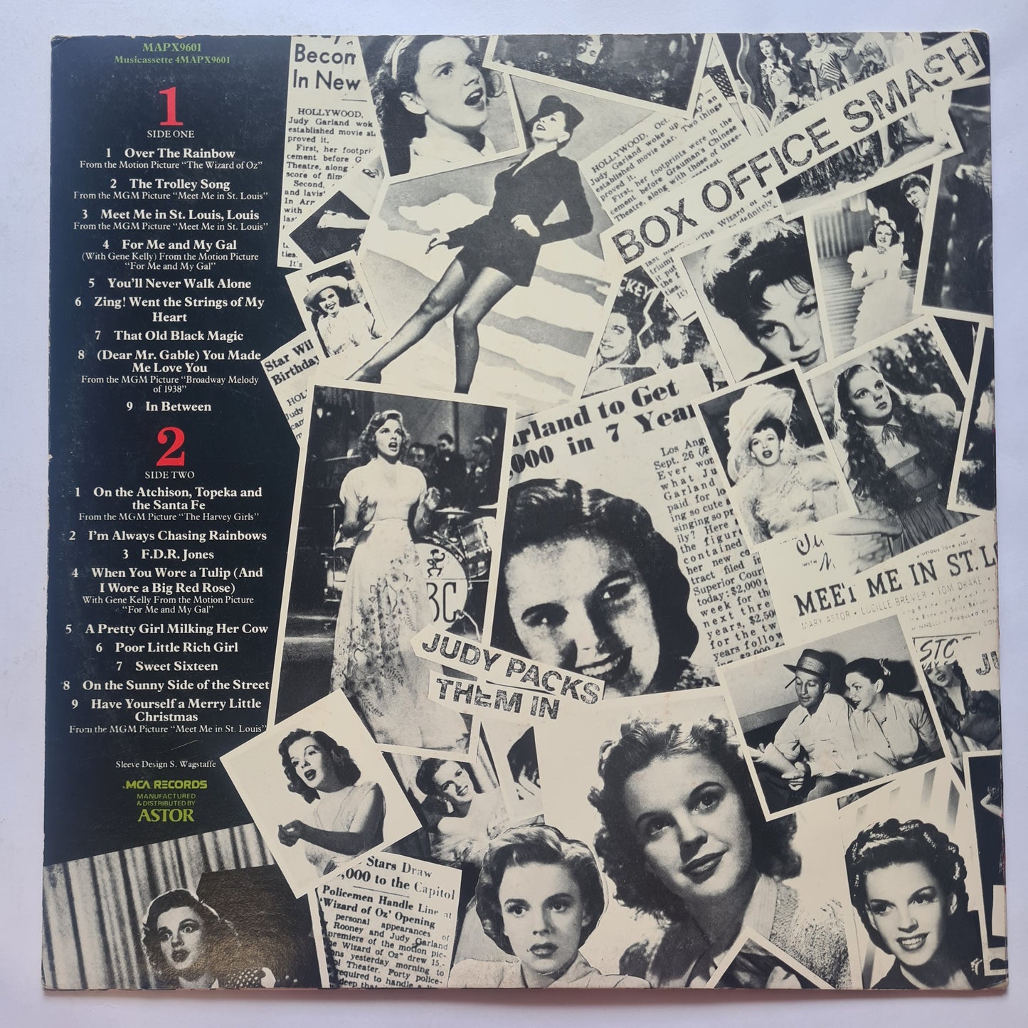 Judy Garland – The Best Of Judy Garland... There's None Better! - 1980 - Vinyl Record Lp (near mint)