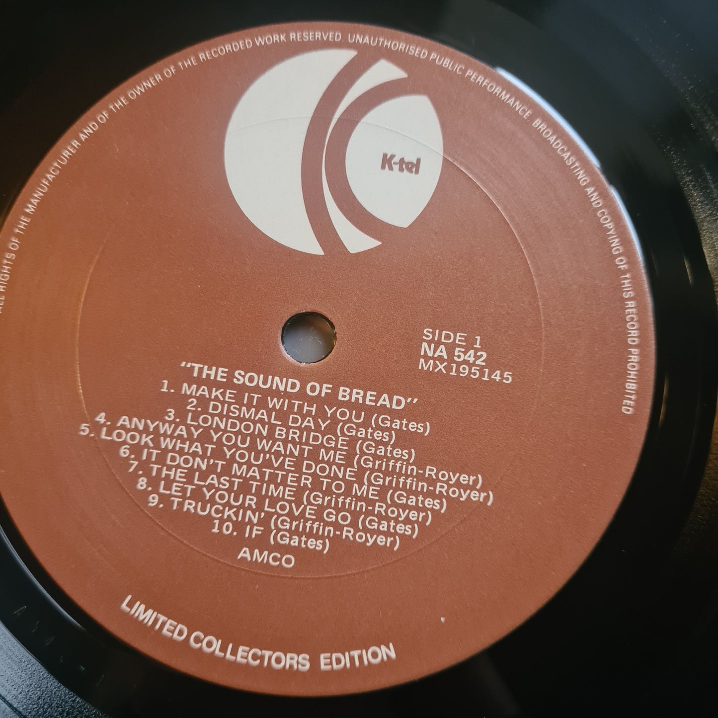 Bread – The Sound Of Bread: 20 Of Their Greatest Songs - 1979 - Vinyl Record LP