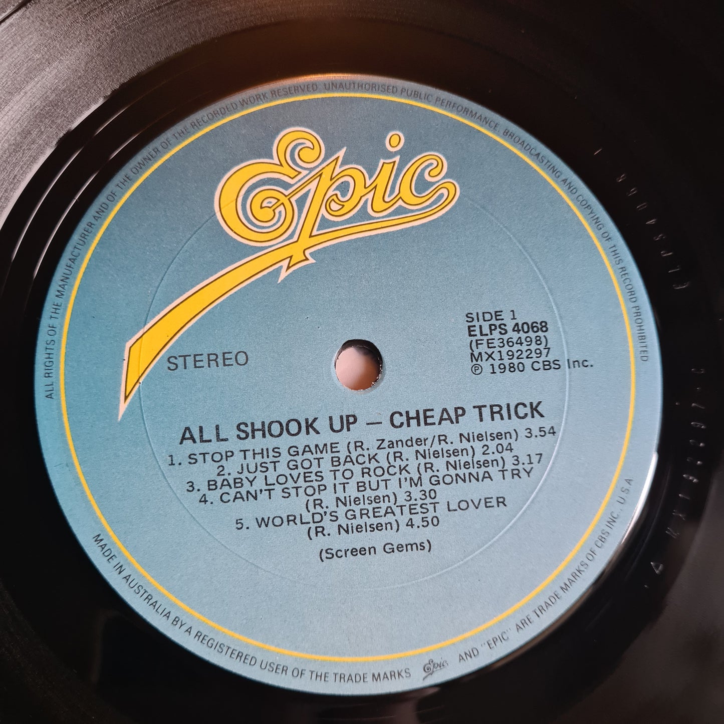 Cheap Trick – All Shook Up - 1980 - Vinyl Record LP