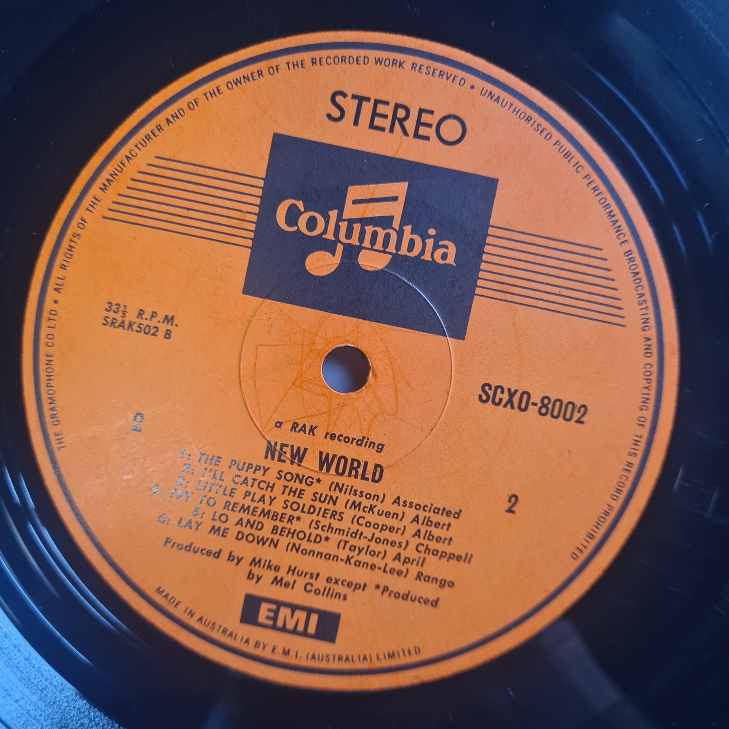 New World – New World - 1972 - Vinyl Record LP