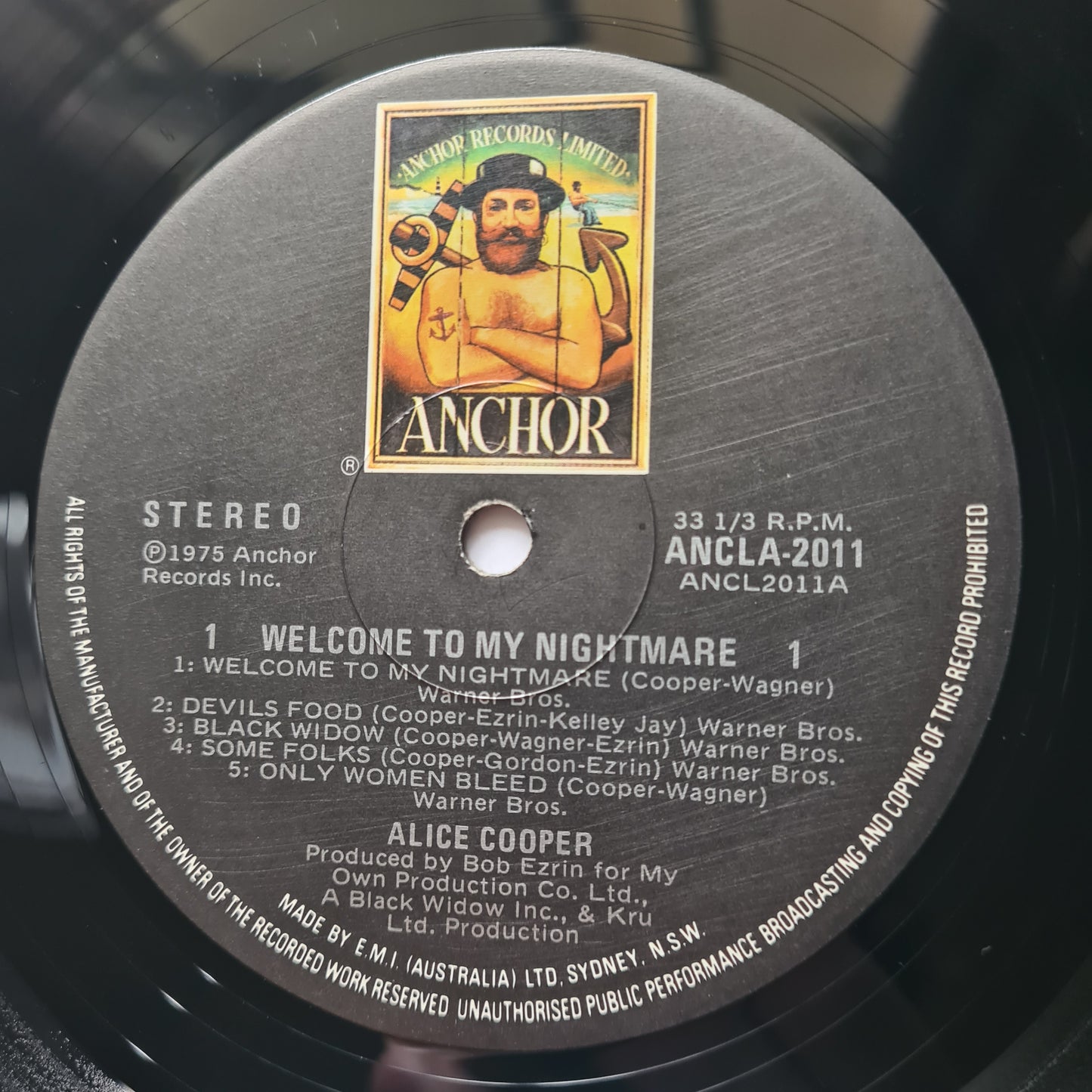 Alice Cooper – Welcome To My Nightmare - 1975 - Vinyl Record LP