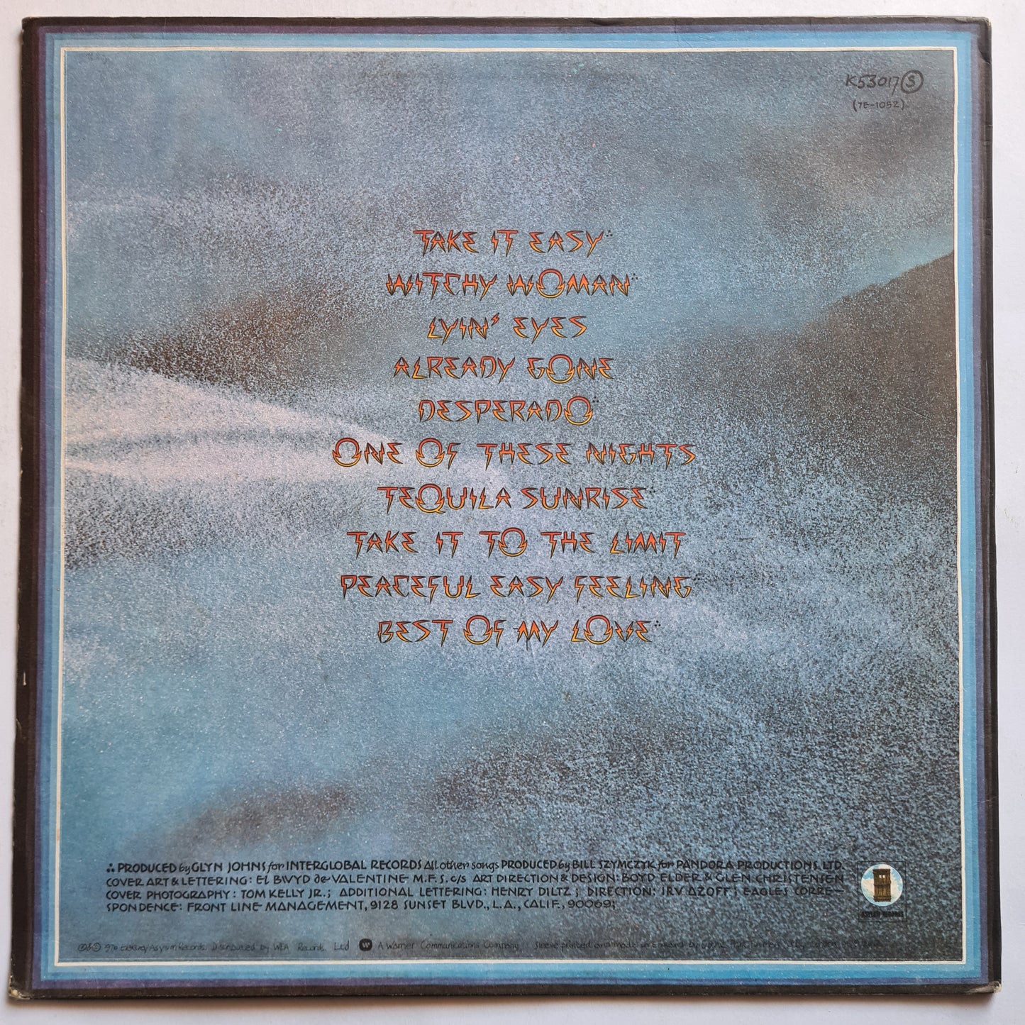 The Eagles – Their Greatest Hits - 1976 (UK Pressing) - Vinyl Record LP