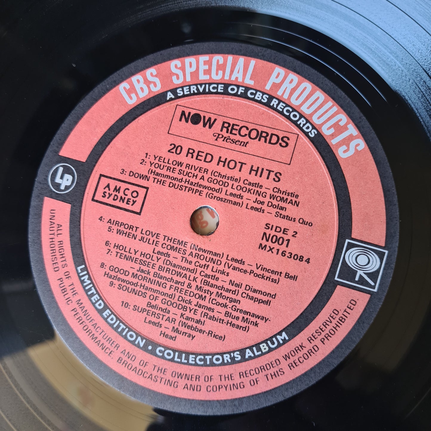 Various - 20 Red Hot Hits - Vinyl Record LP