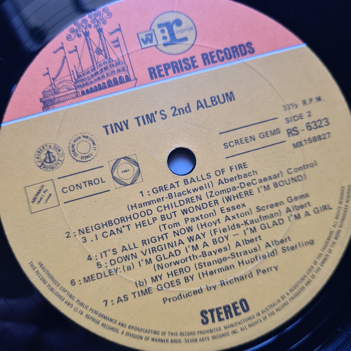 Tiny Tim – Tiny Tim's 2nd Album - 1969 - Vinyl Record LP