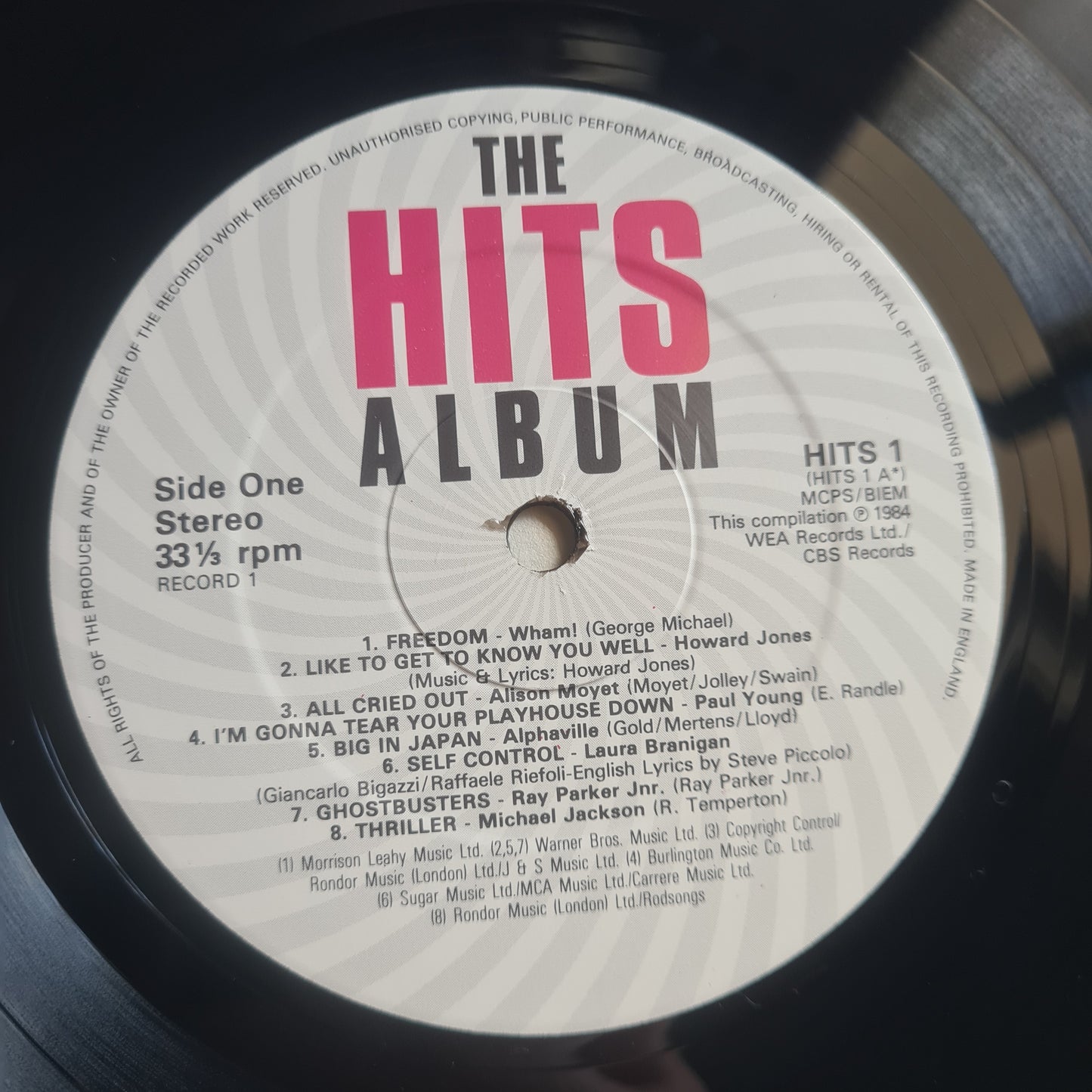 Various Artists – The Hits Album - 1984 - Vinyl Record 2LP (near mint)