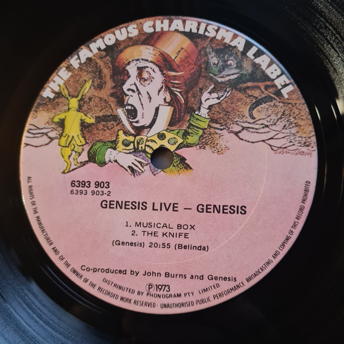 Genesis (Phil Collins) – Live - 1974 - Vinyl Record LP (near mint)
