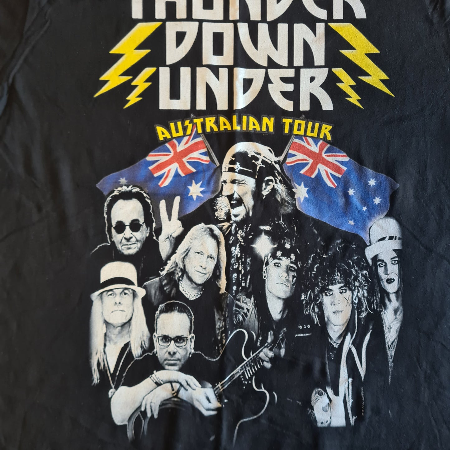 KISS Konvention: Thunder Down Under - Australia 2017: Bruce Kulick, Sisters Doll, etc | Size Large T-Shirt