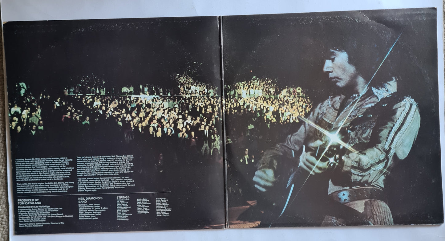 Neil Diamond – Hot August Night (1st Australian Pressing) - 1972 - Vinyl Record 2LP