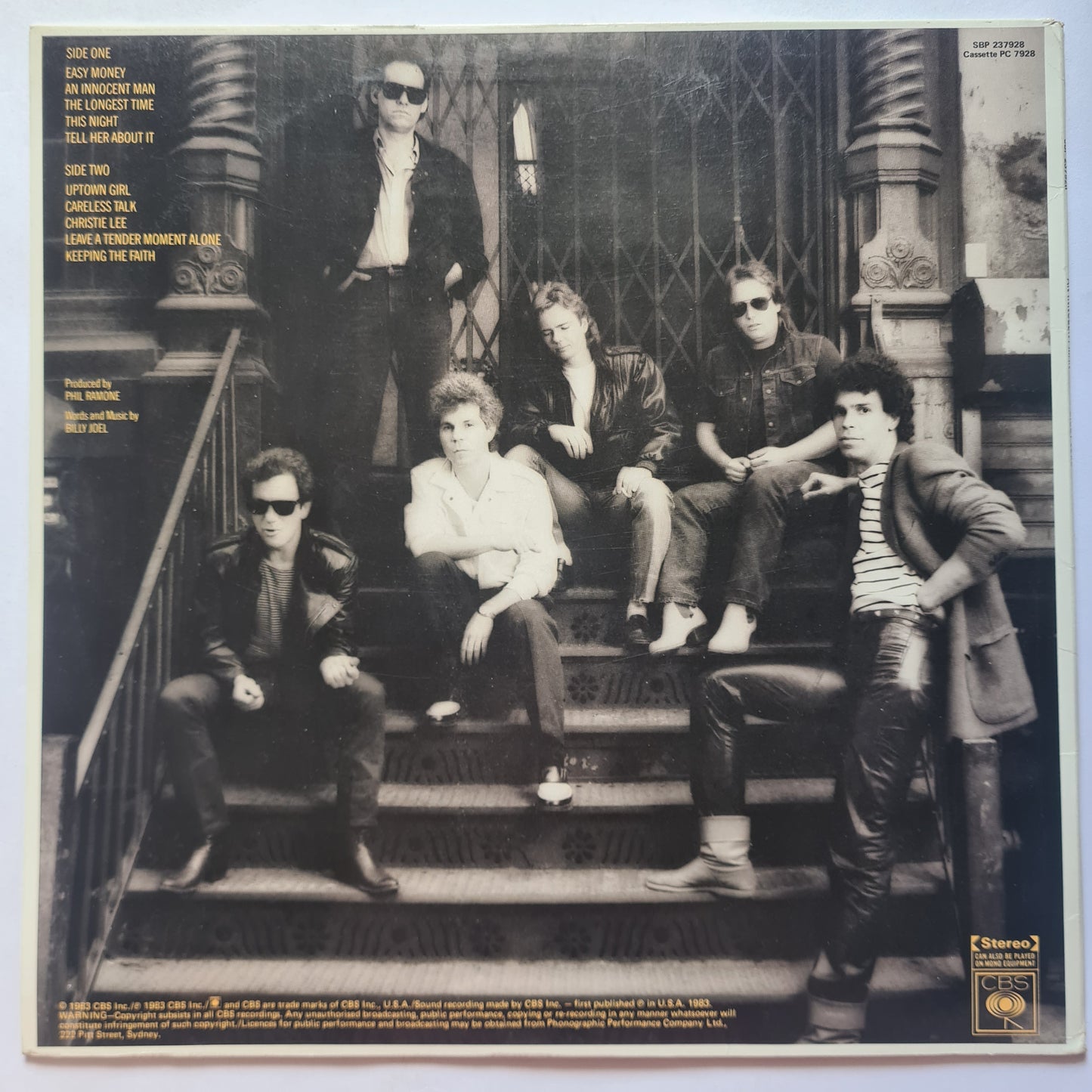 Billy Joel – Innocent Man - 1983 - Vinyl Record LP (EX)