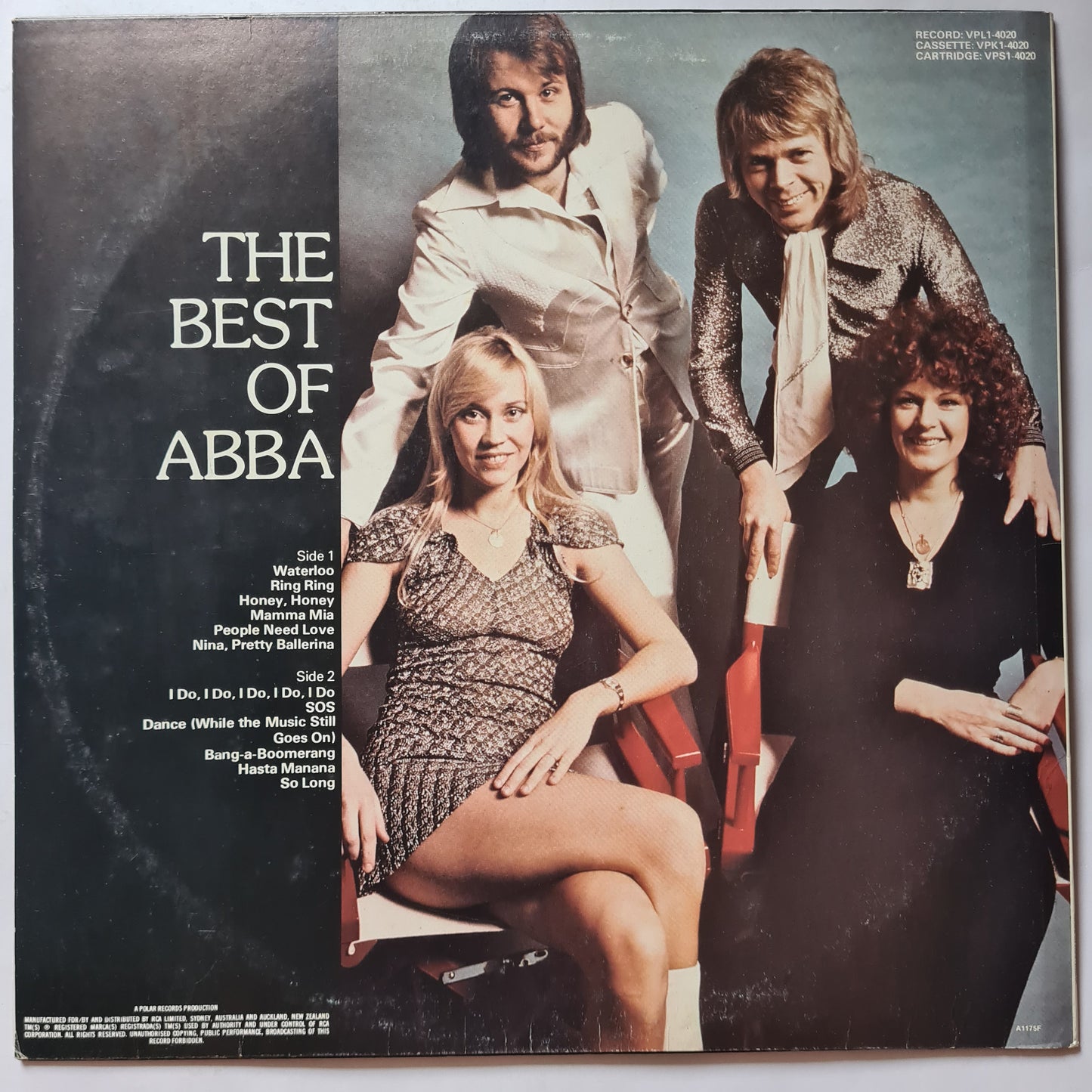 ABBA – The Best of Abba - 1975 - Vinyl Record LP