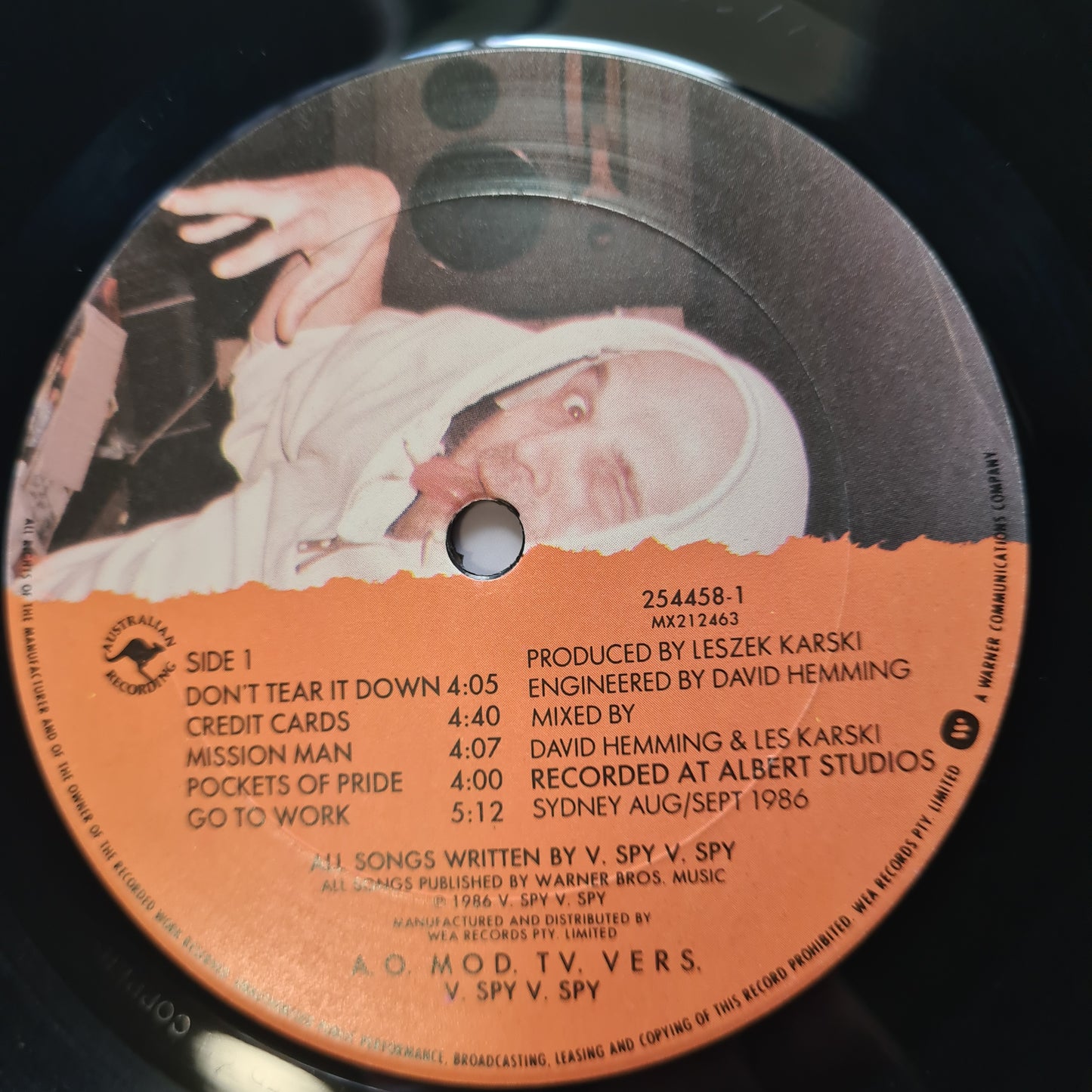 V. Spy V. Spy – A.O. Mod. TV. Vers. - 1986 - Vinyl Record LP (near mint)