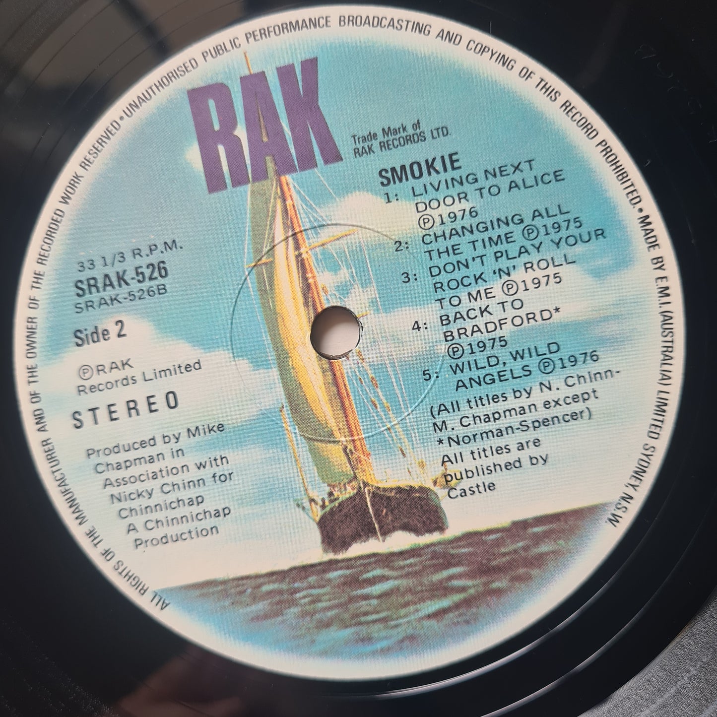 Smokie – Greatest Hits - 1977 - Vinyl Record LP