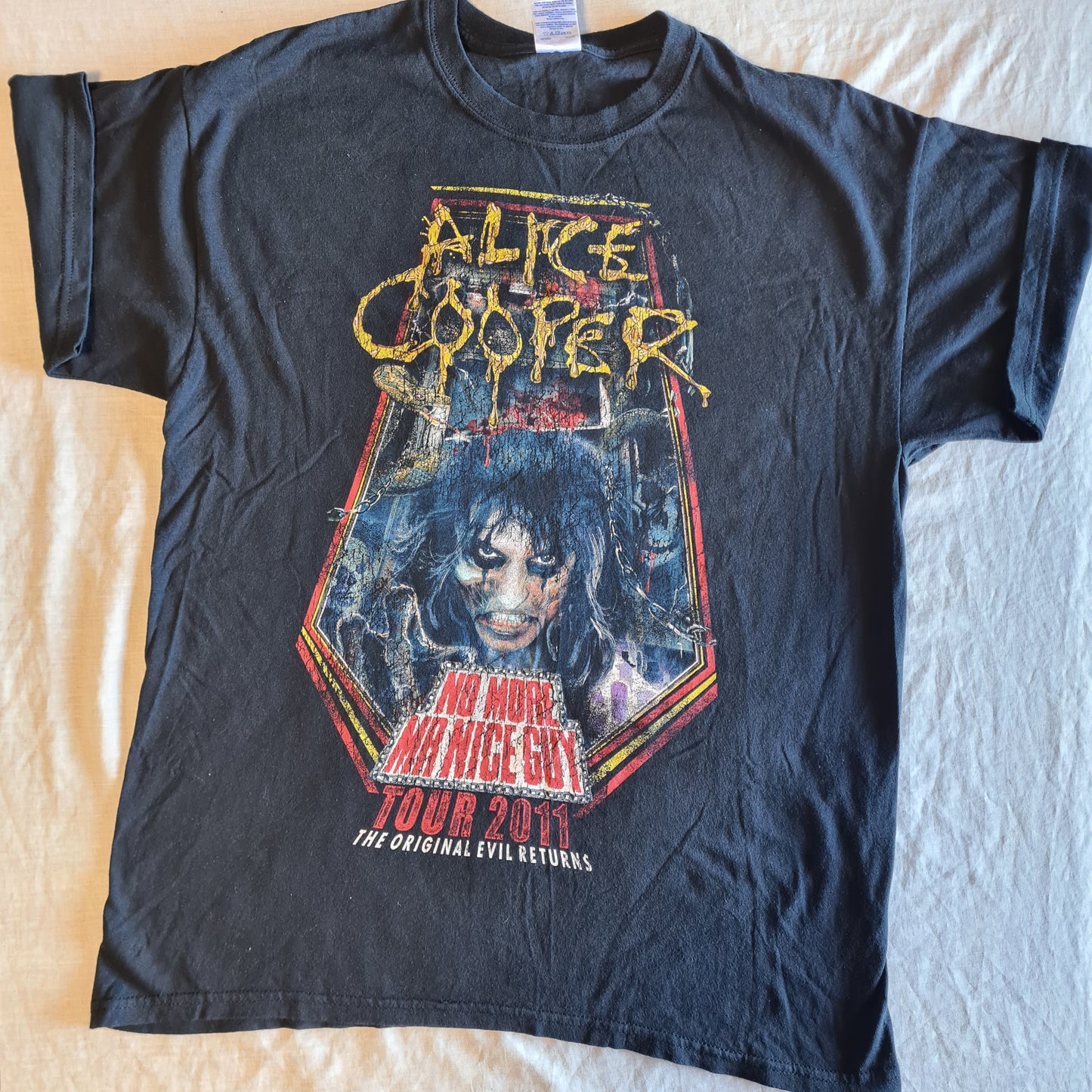 Alice Cooper | No More Mr Nice Guy: Australian Tour 2011 | Size Large T-Shirt
