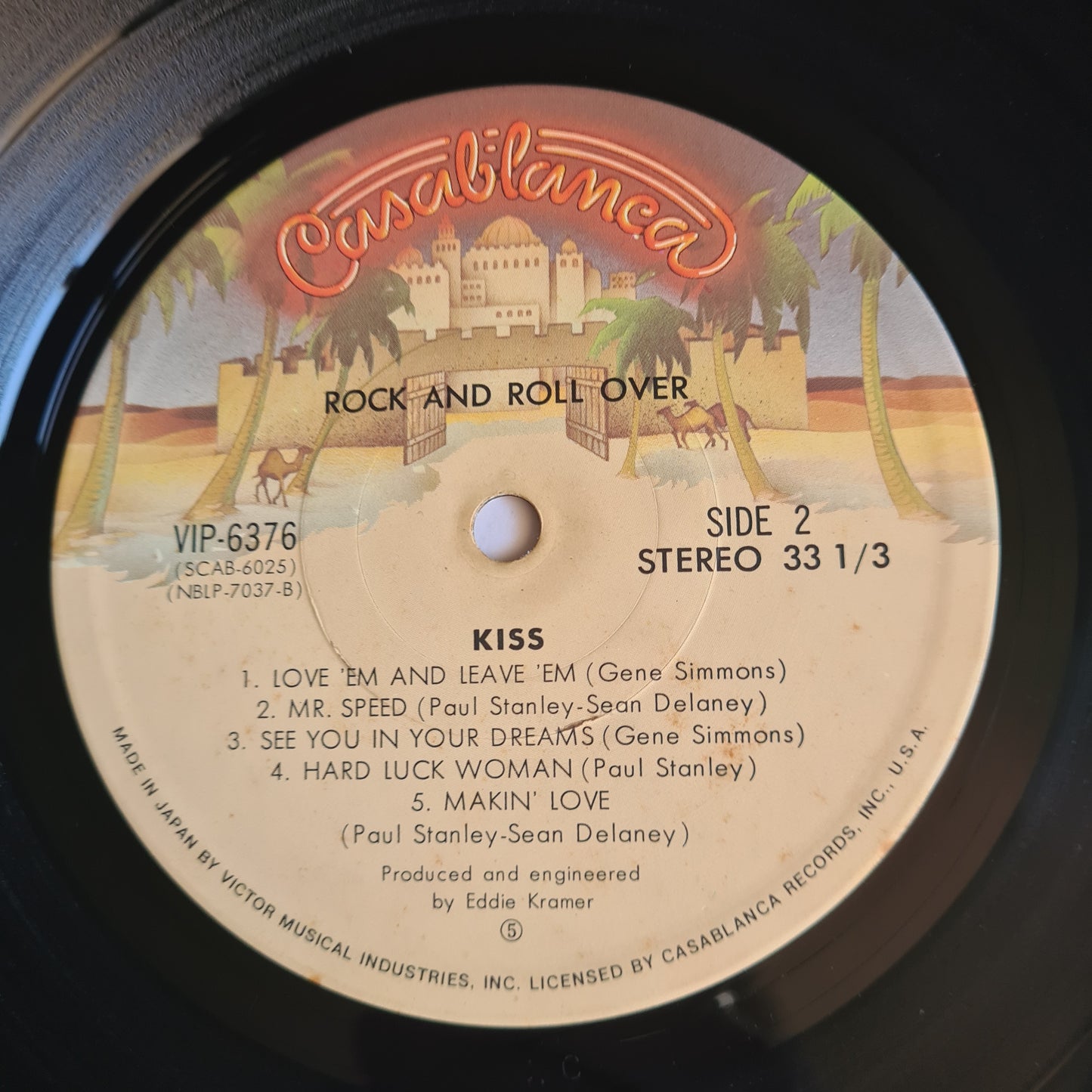 KISS – Rock & Roll Over - 1976 (1977 Japanese Gatefold Pressing) - Vinyl Record LP