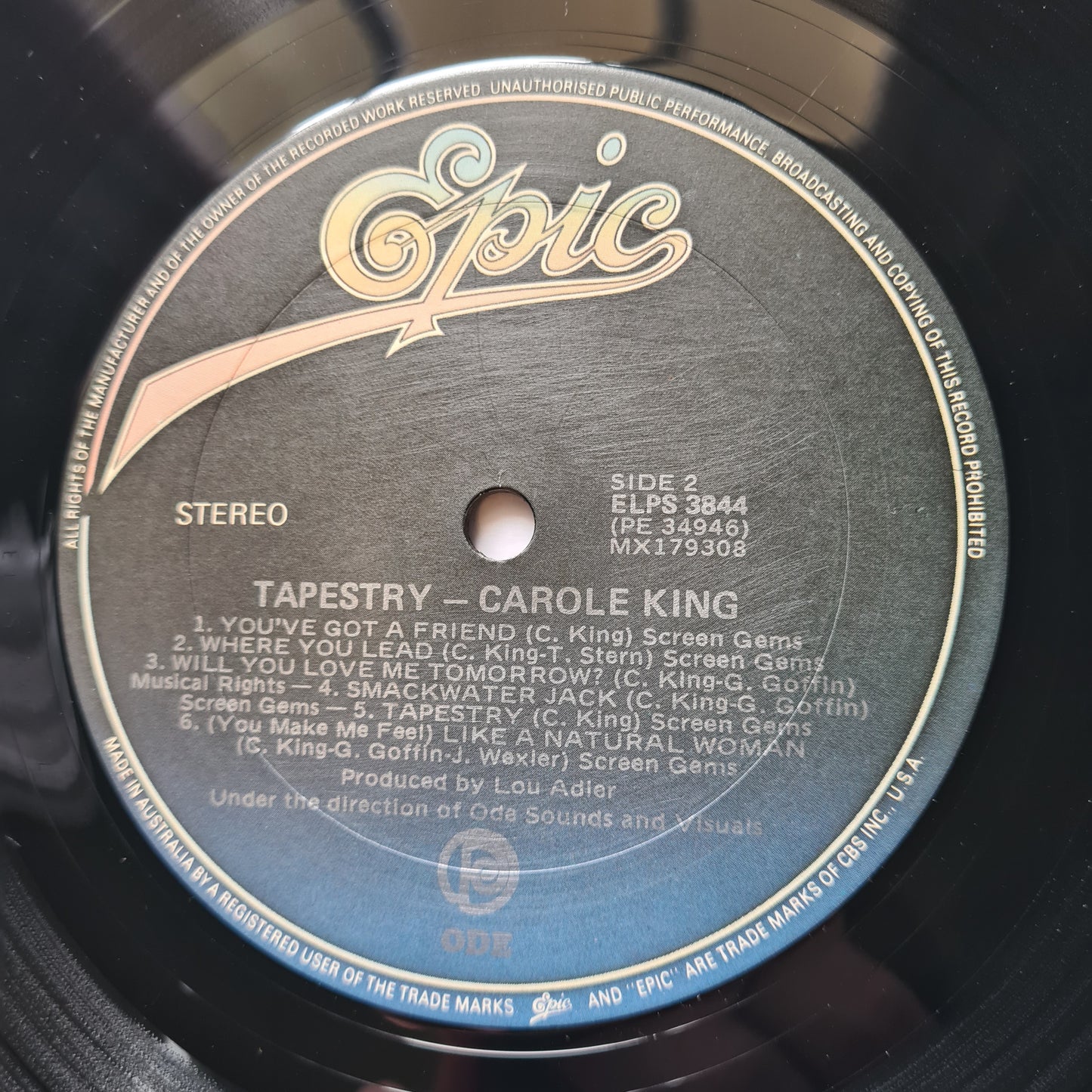 Carole King – Tapestry - 1971 (1978 Gatefold) Australian Press) - Vinyl Record LP (near mint)