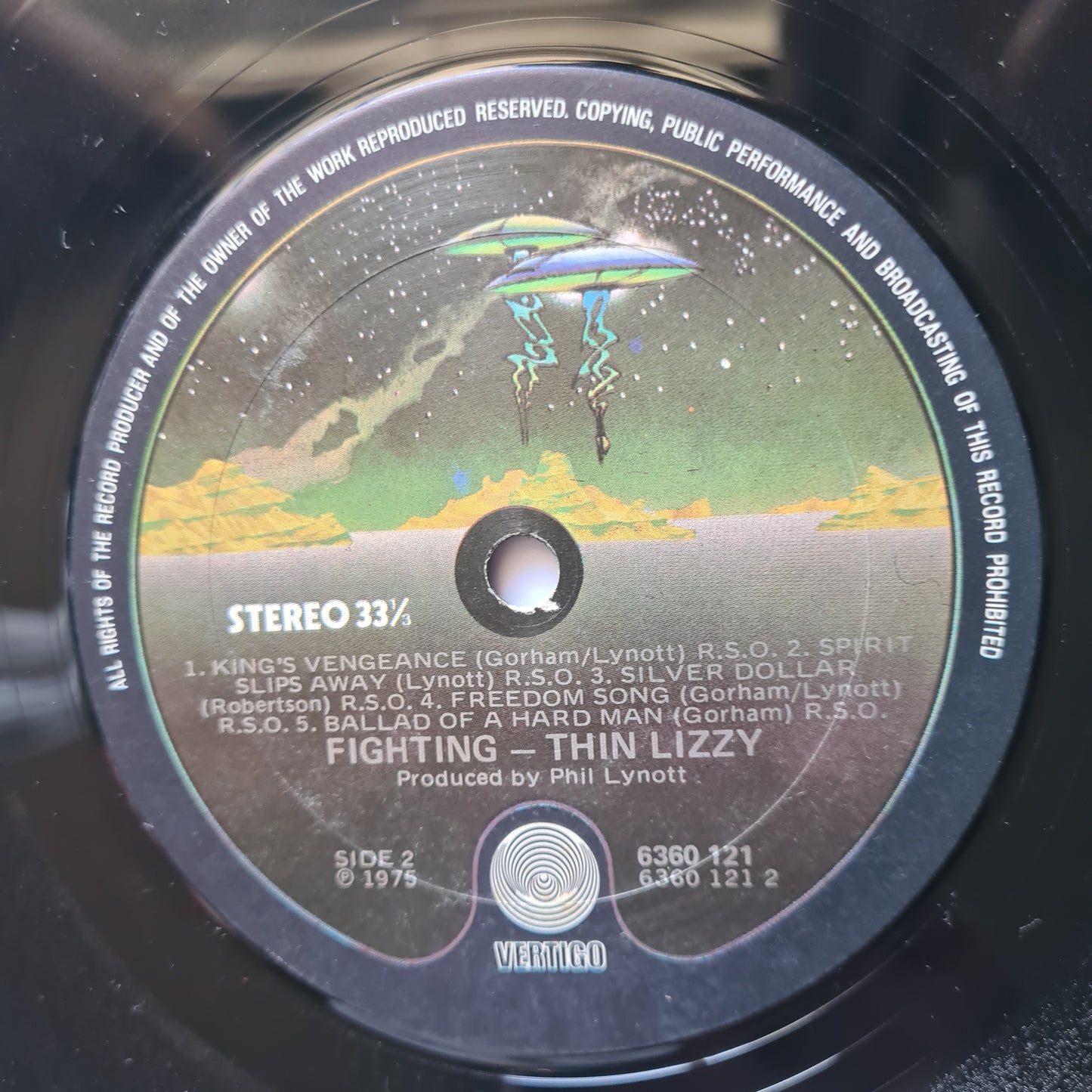 Thin Lizzy – Fighting - 1975 - Vinyl Record LP