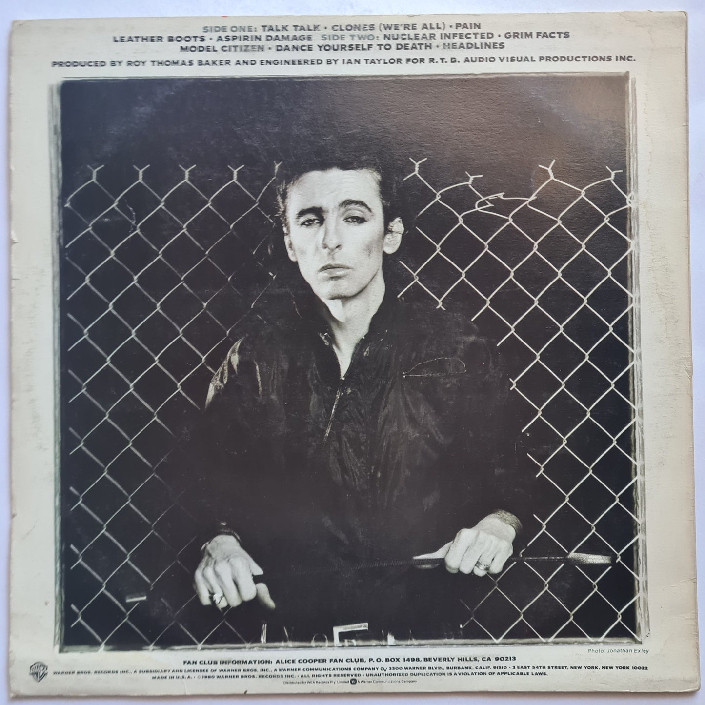 Alice Cooper – Flush The Fashion - 1980 - Vinyl Record LP