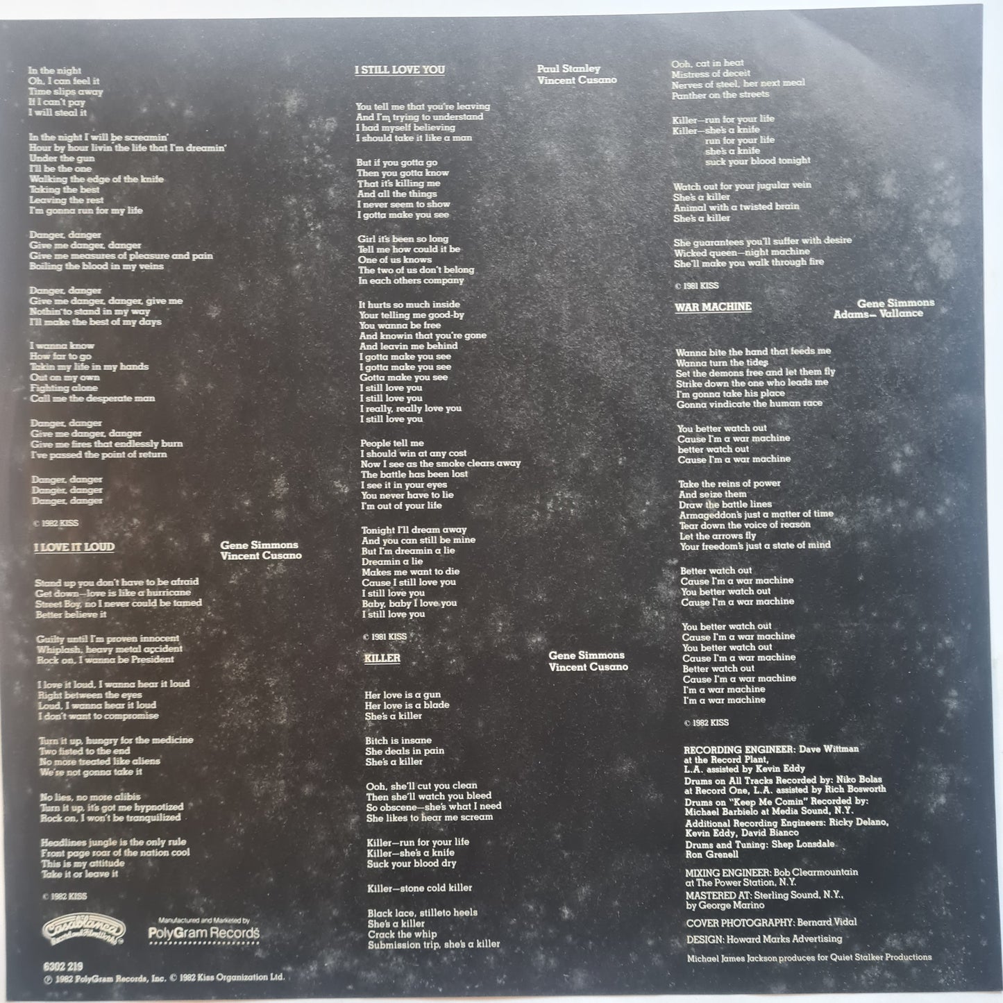 KISS – Creatures Of The Night - 1982 (Australian Pressing) - Vinyl Record LP