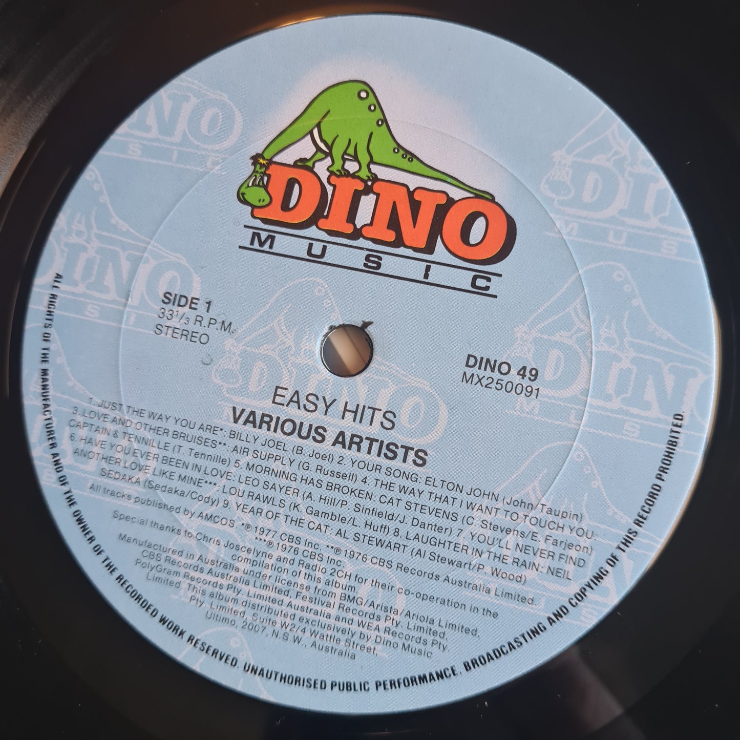 Various Artists/Hits album - Easy Hits - 1988 - Vinyl Record LP
