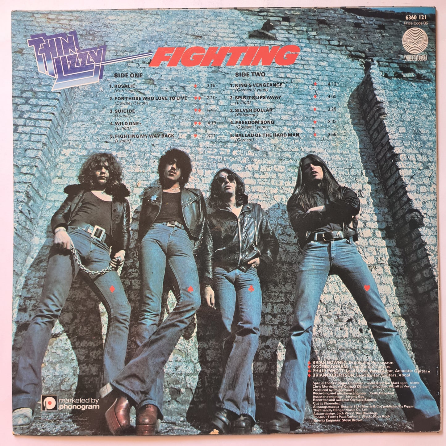 Thin Lizzy – Fighting - 1975 - Vinyl Record LP
