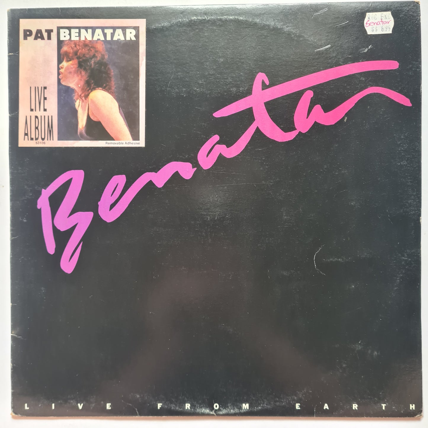 Pat Benatar – Live From Earth - 1983 - Vinyl Record LP