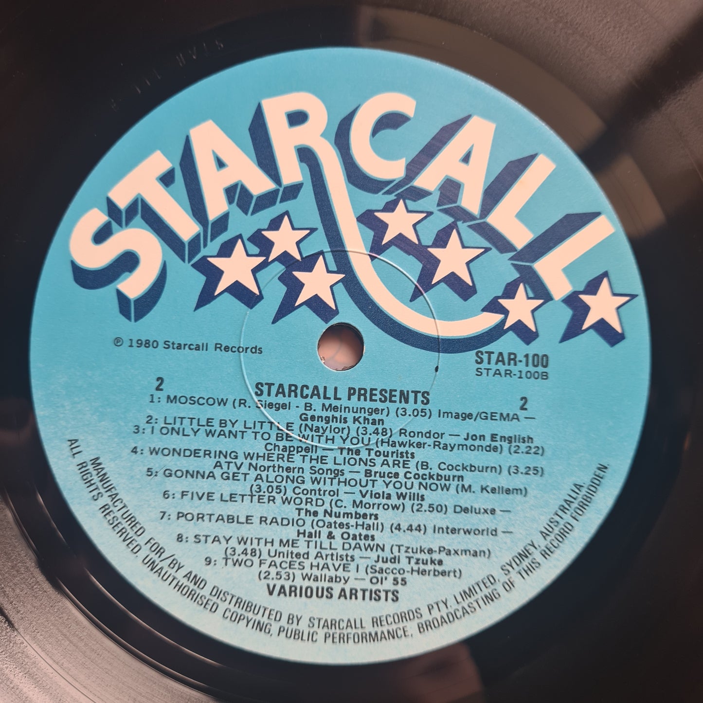 Various Artists (KISS, etc) – Starcall - 1980 - Vinyl Record LP