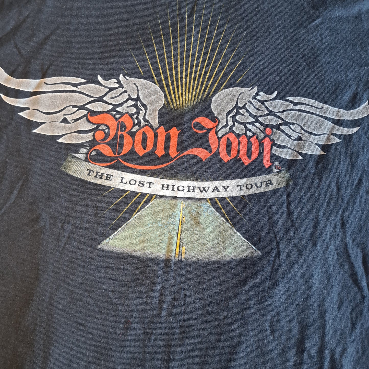 Bon Jovi | Lost Highway Australian Tour 2008 | Size Medium T-Shirt