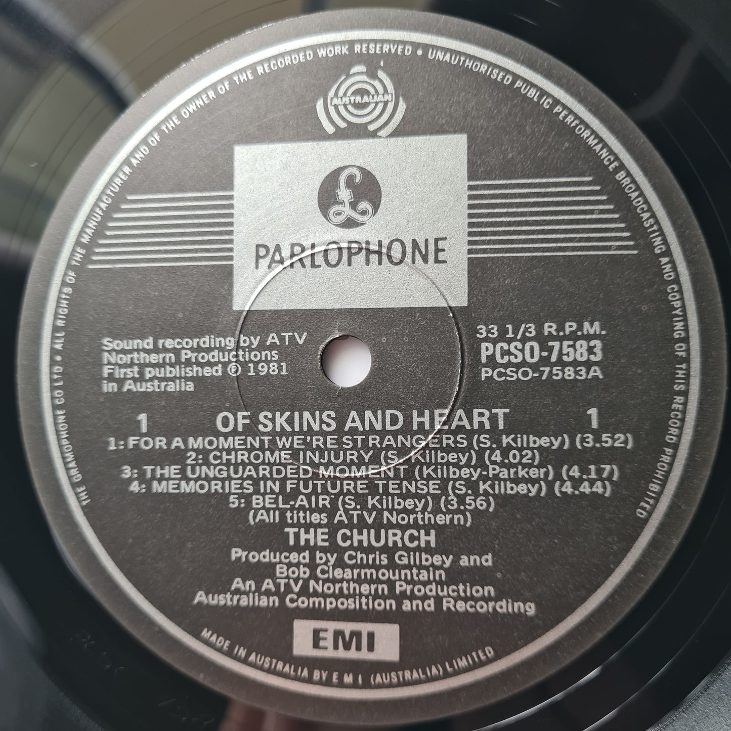 The Church - Of Skins And Heart - 1981 - Vinyl Record LP