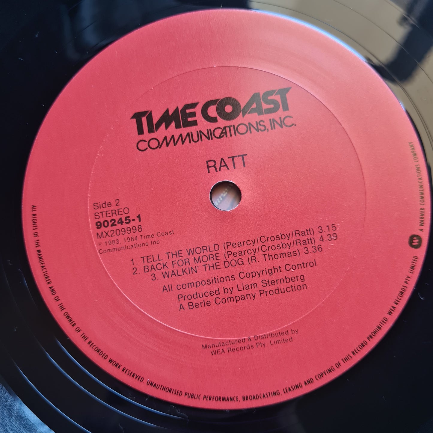 Ratt – Ratt - 1984 (USA Pressing) - Vinyl Record EP (near mint)