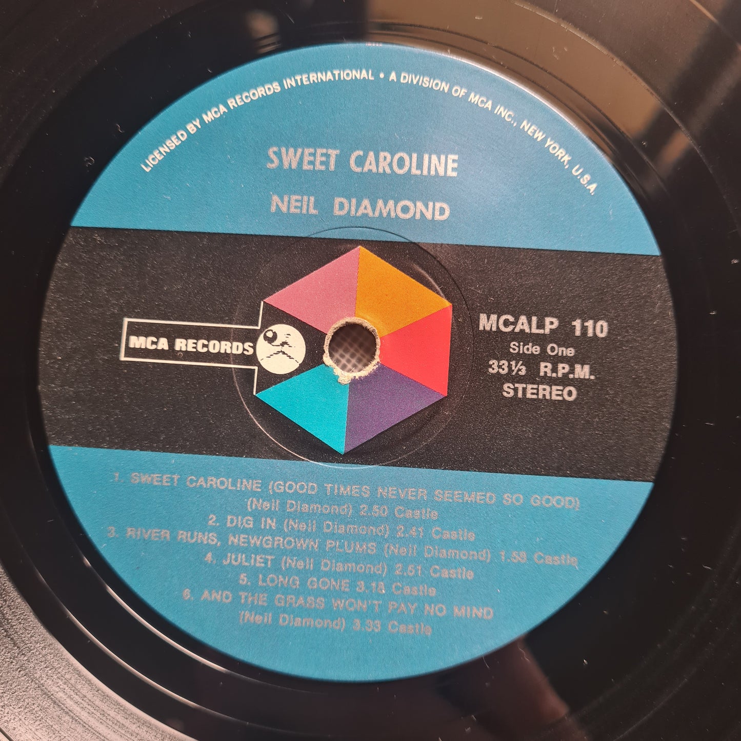 Neil Diamond – Sweet Caroline - 1969 (70's Australian Pressing) - Vinyl Record LP