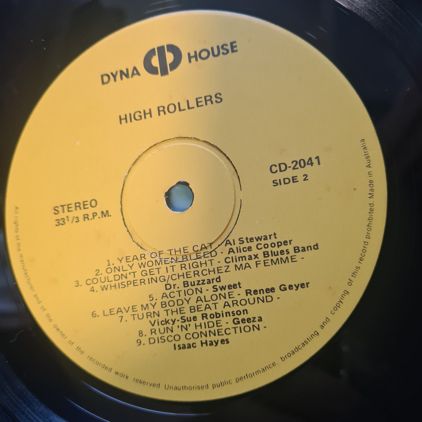 Various – High Rollers - 1977 - Vinyl Record LP
