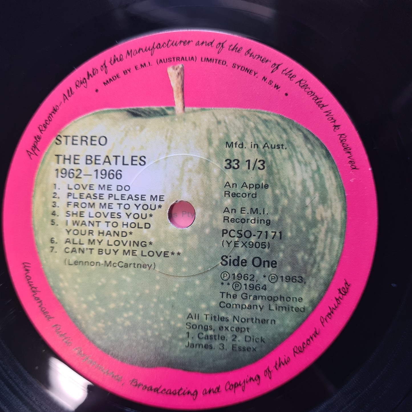The Beatles – The Beatles 1962-1966 - 1987 (Australian Pressing) - Vinyl Record 2LP