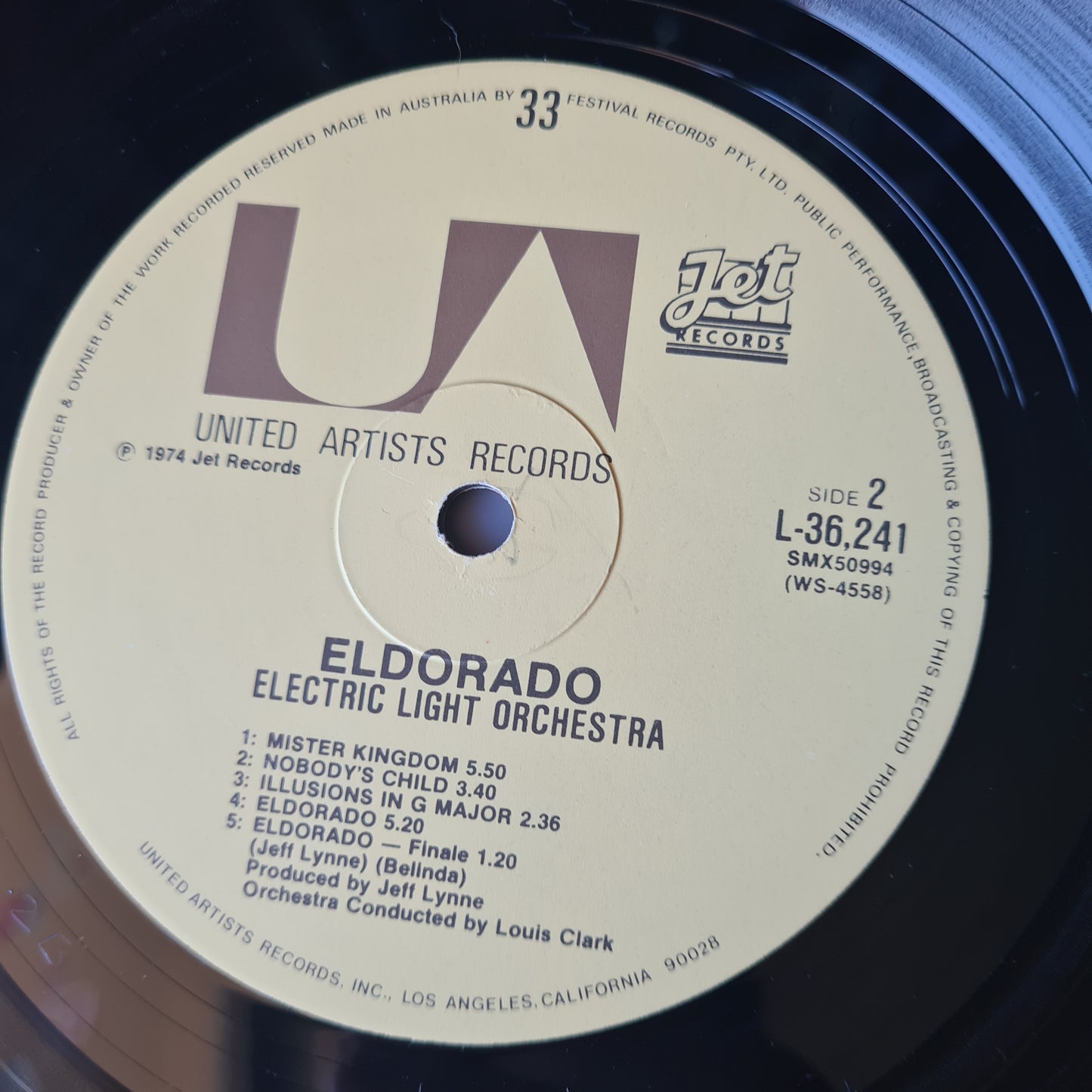 ELO – Eldorado - 1974 (1977 Australian reissue) - Vinyl Record LP