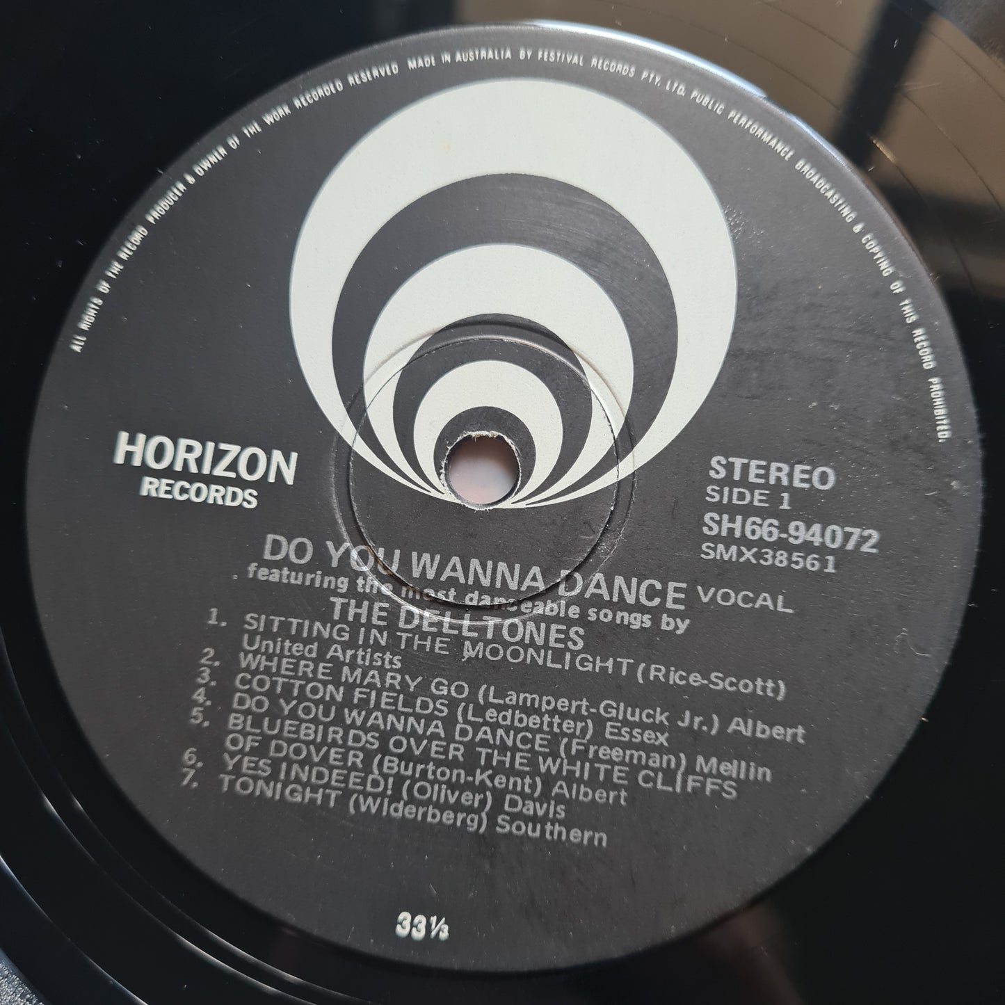 The Delltones- Do You Wanna Dance - Vinyl Record LP *Signed by Peewee Wilson- RARE*