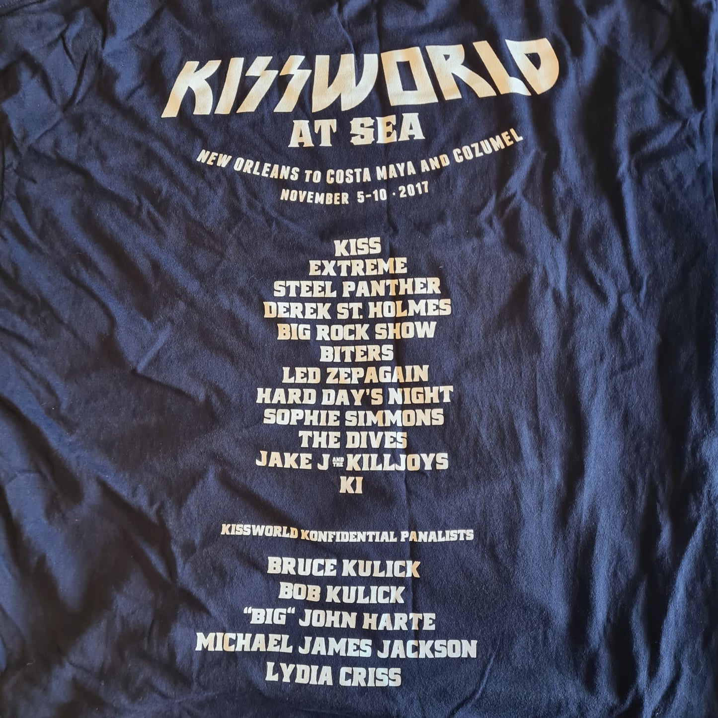KISS | KISS Kruise VII: KISS World at Sea 2017 | Size XXL T-Shirt