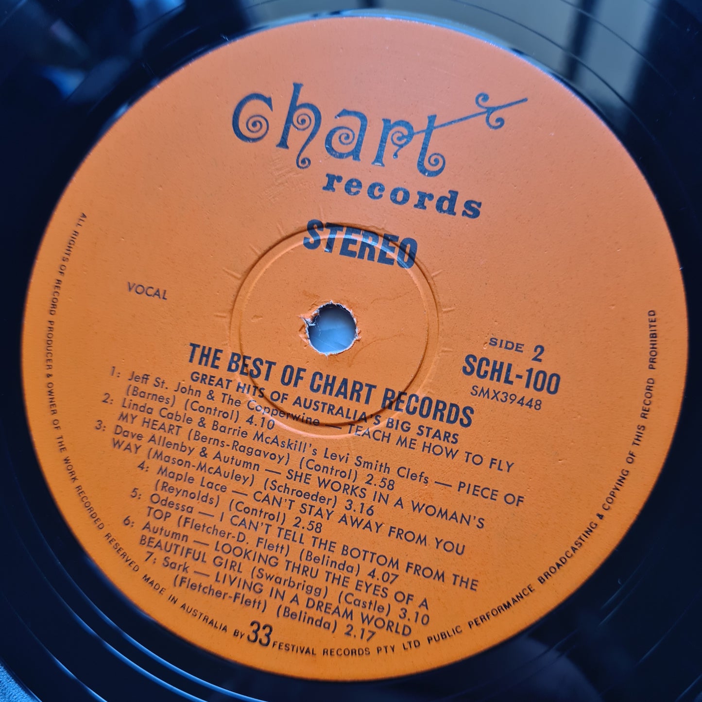 Various – The Best Of Chart Records - 1971 - Vinyl Record LP (near mint)