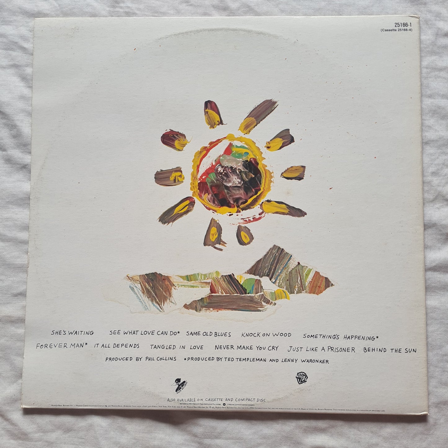 Eric Clapton – Behind The Sun - 1985 (Gatefold) - Vinyl Record