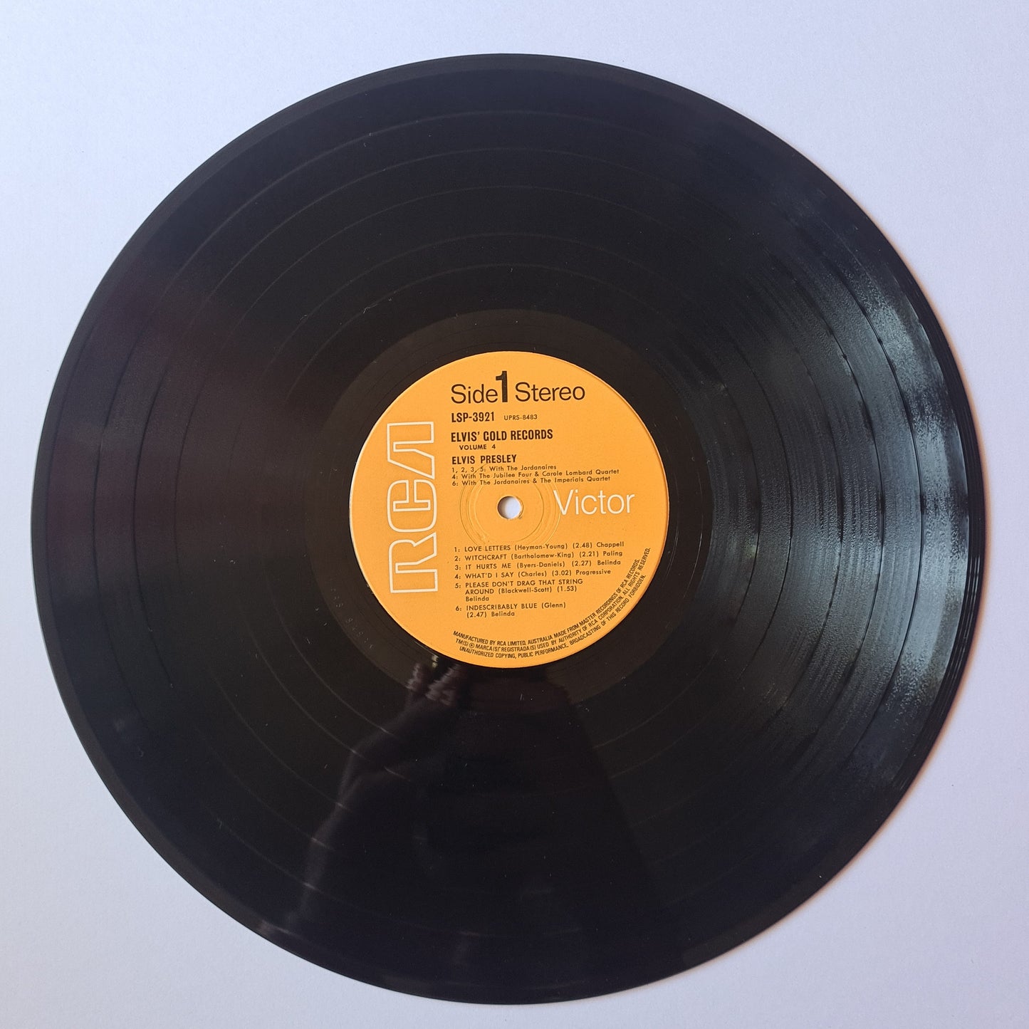 Elvis Presley – Elvis' Gold records Volume 4 - 1968 - Vinyl Record