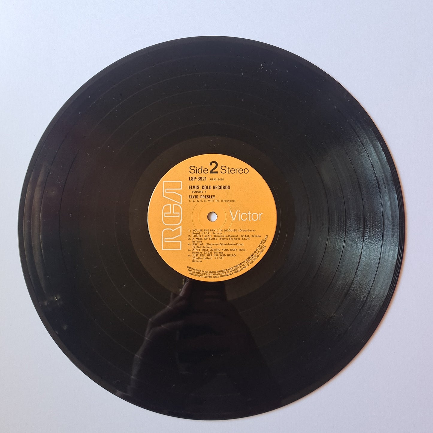 Elvis Presley – Elvis' Gold records Volume 4 - 1968 - Vinyl Record