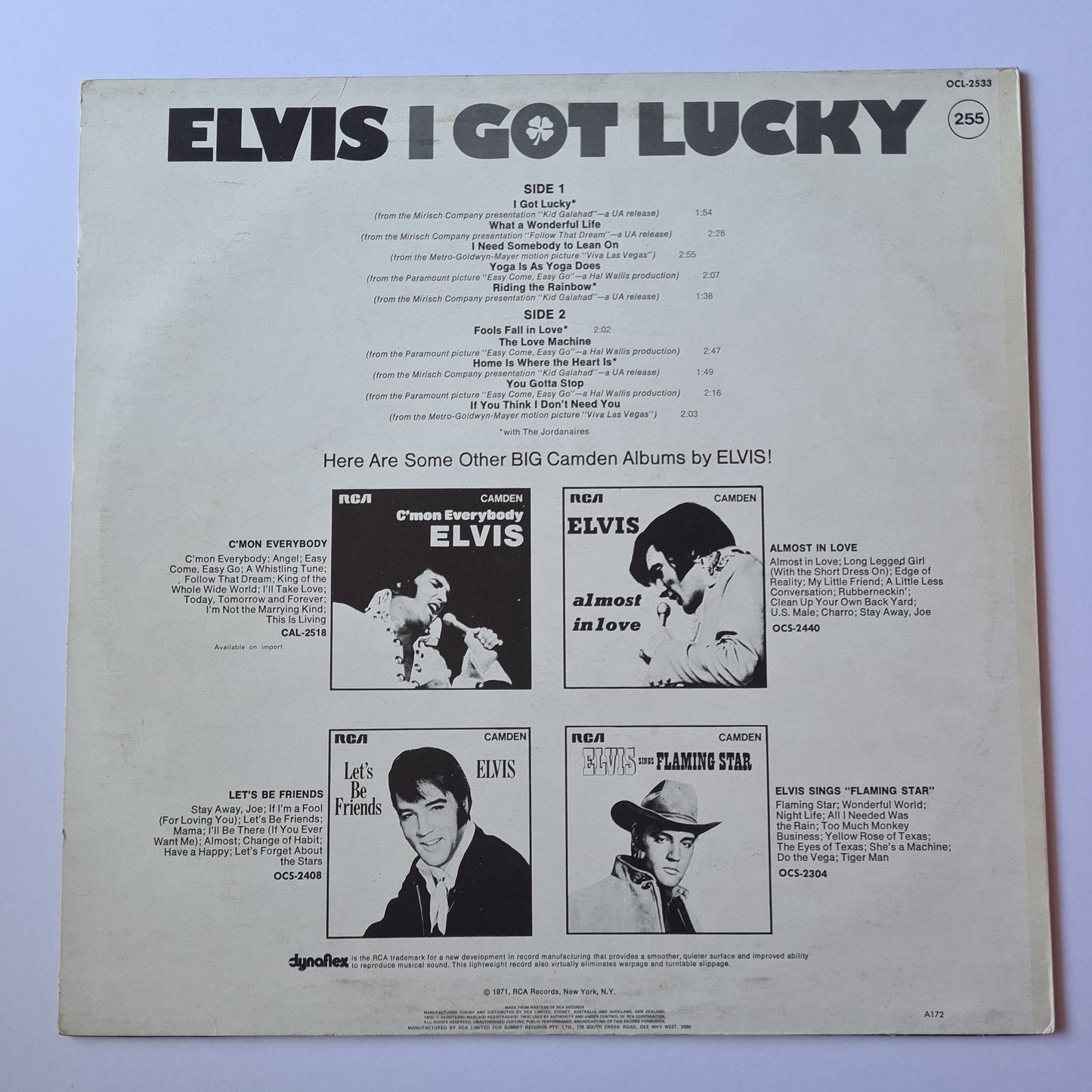 Elvis Presley – I Got Lucky - 1971 - Vinyl Record