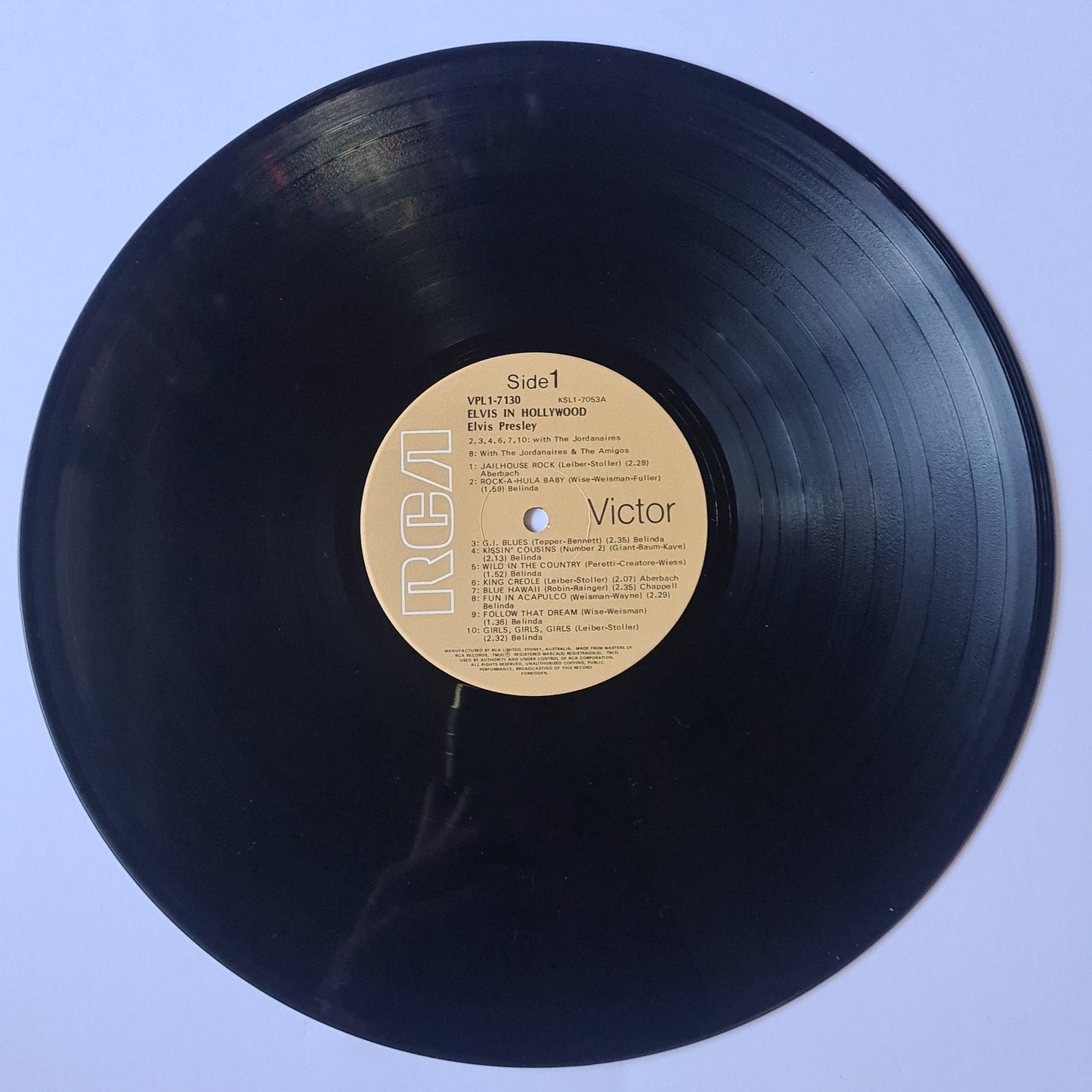 Elvis Presley – Elvis In Hollywood- 1976 - Vinyl Record