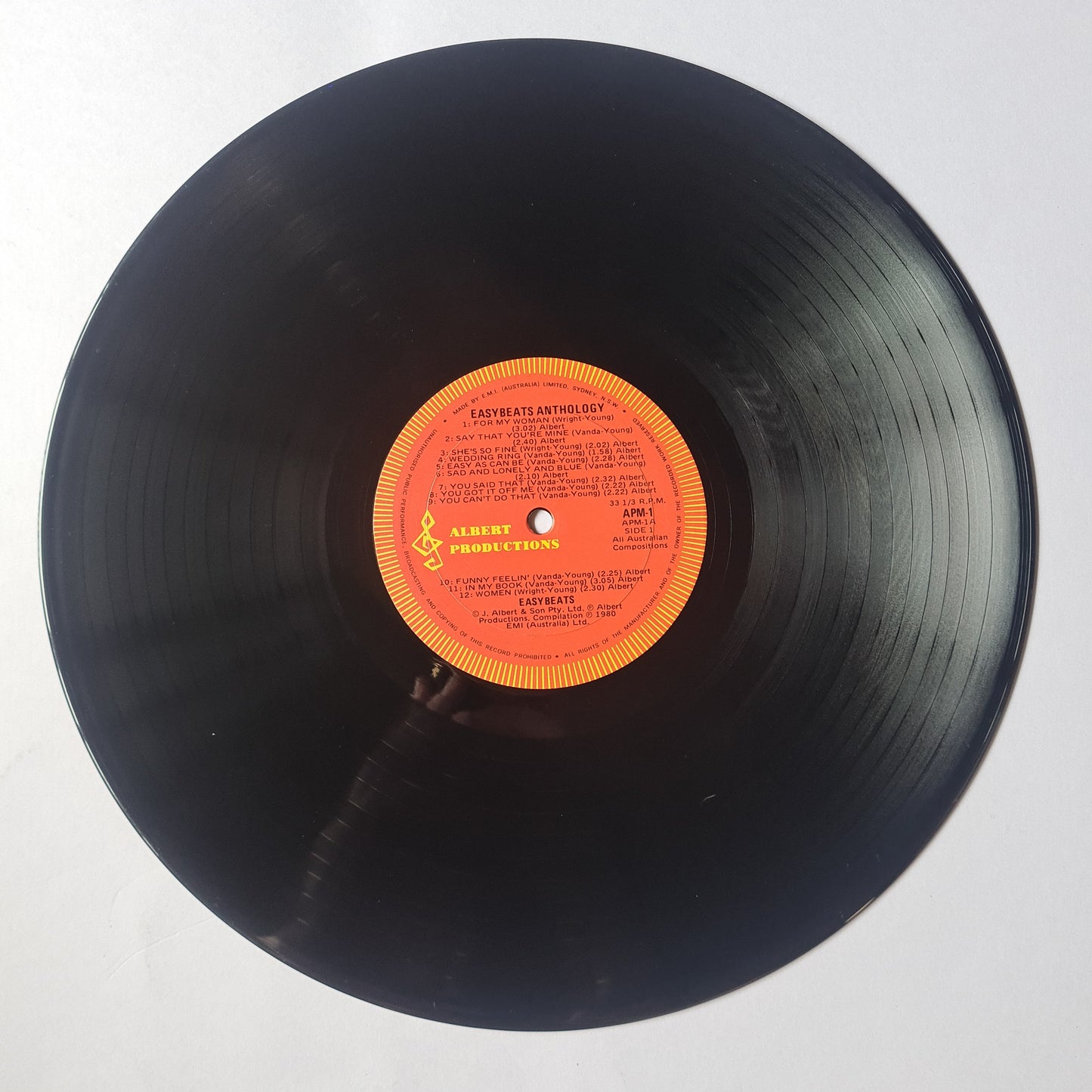 The Easybeats – Absolute Anthology 1965 to 1969 - 1980 (Gatefold Greatest Hits 2LP)- Vinyl Record