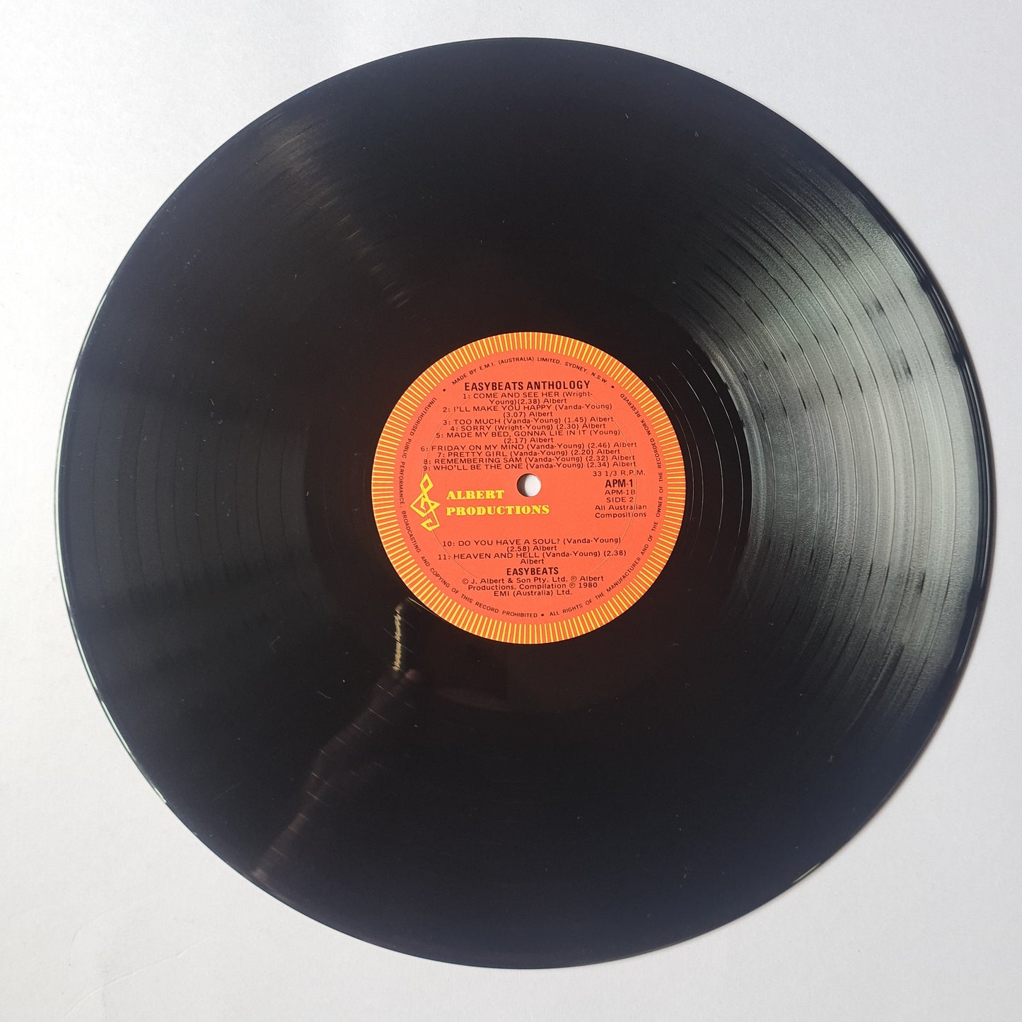 The Easybeats – Absolute Anthology 1965 to 1969 - 1980 (Gatefold Greatest Hits 2LP)- Vinyl Record
