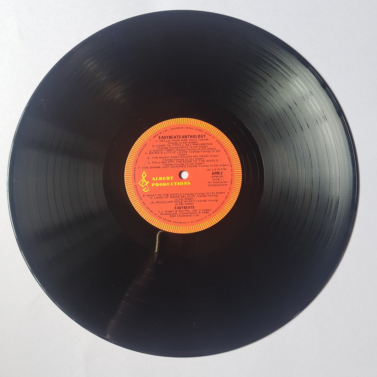 The Easybeats – Absolute Anthology 1965 to 1969 - 1980 (Gatefold Greatest Hits 2LP)- Vinyl Record